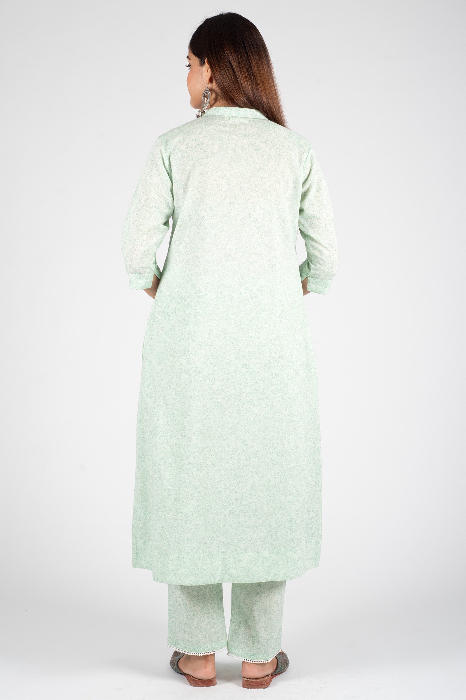 Minti Green Kurta