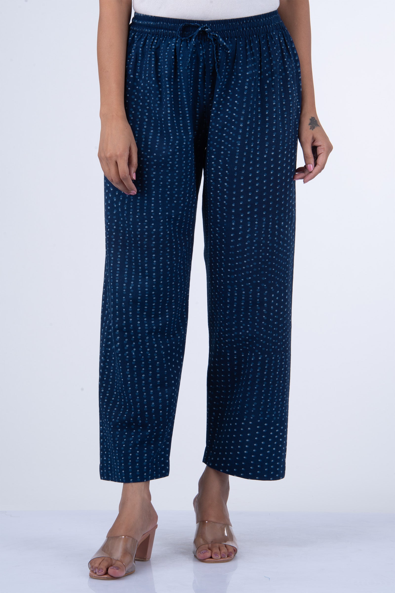Polka Dot straight Pants - Dhãran