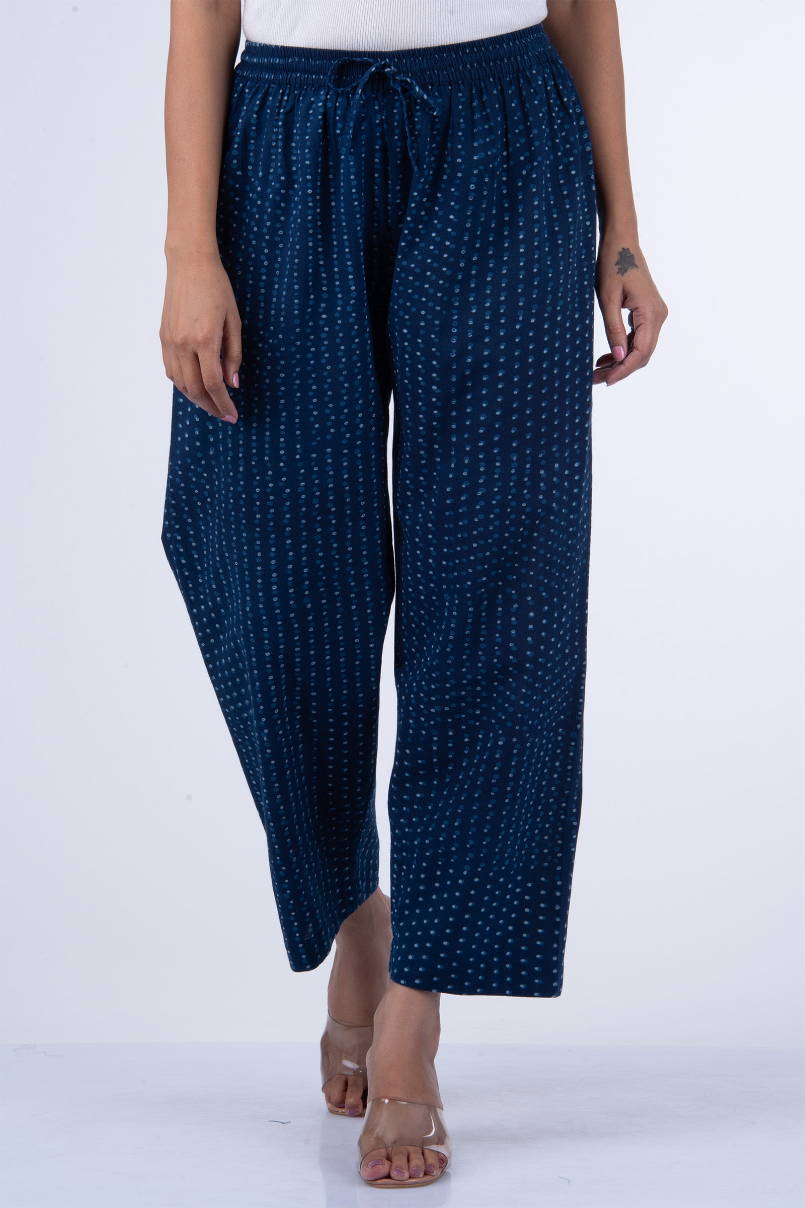 Polka Dot straight Pants