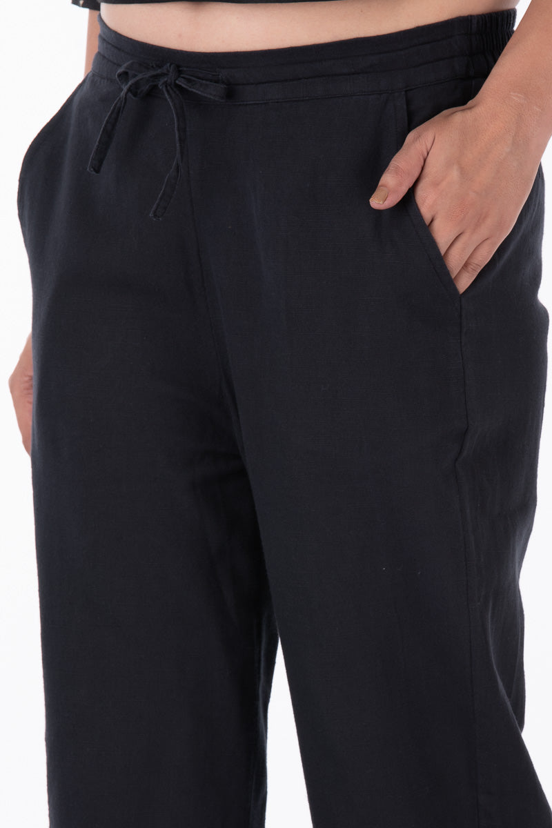 Black Sequins Pants - Dhãran