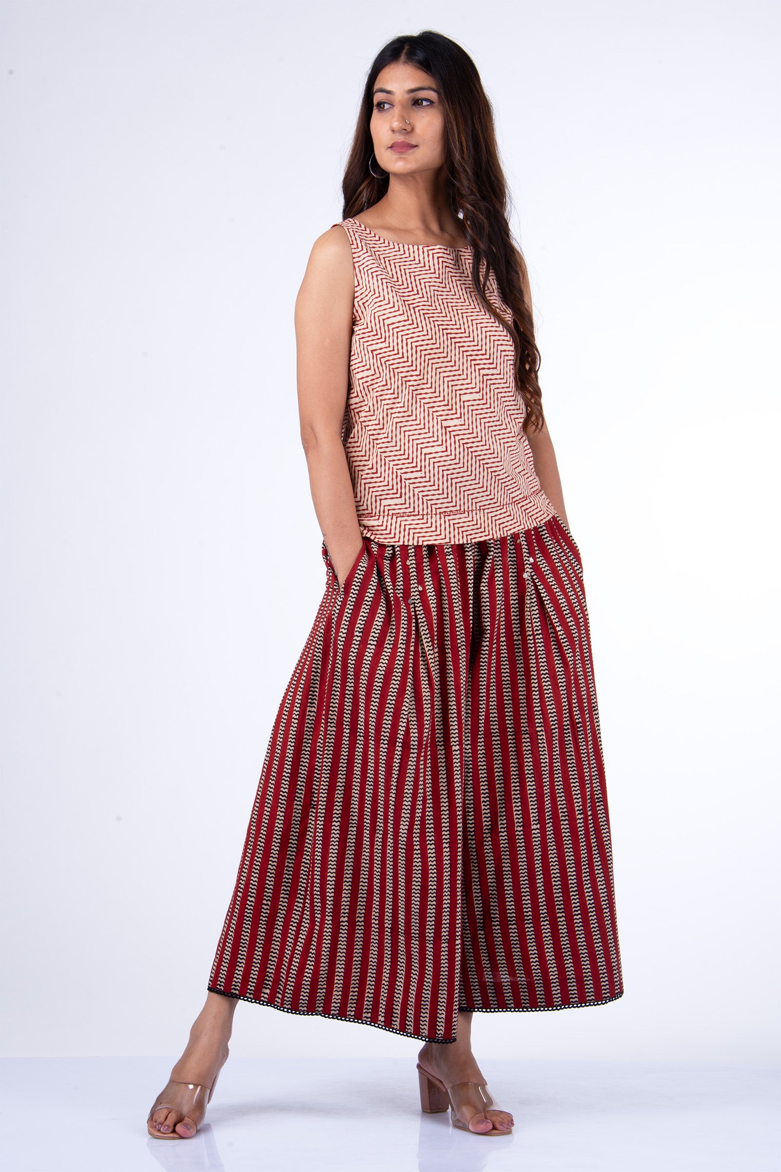 Block Printed Culotte