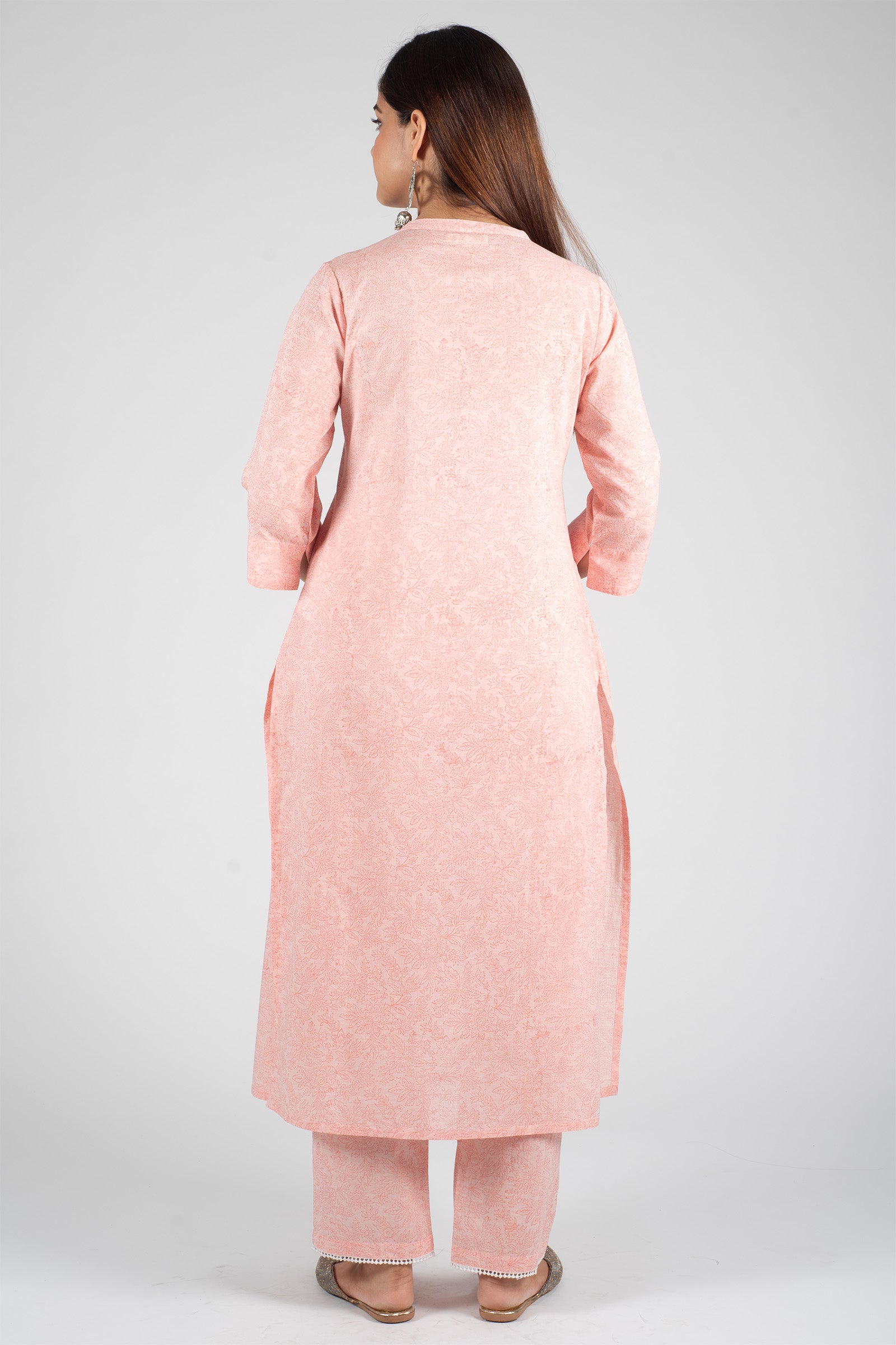 Blush Peach Kurta - Dhãran