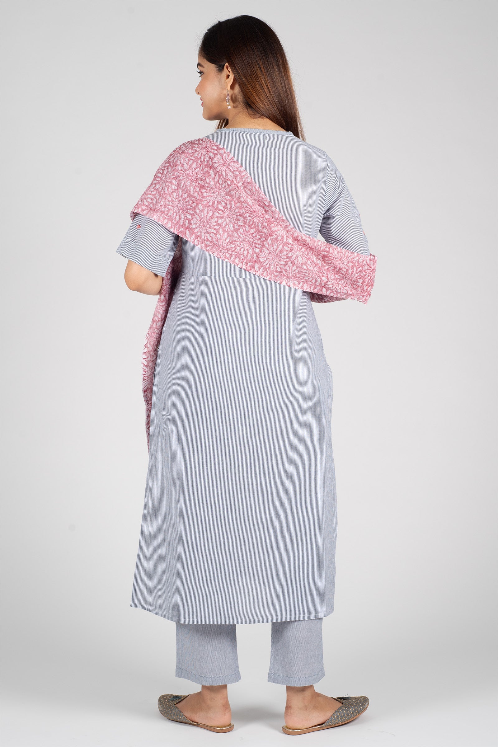 Liberty Grey Kurta