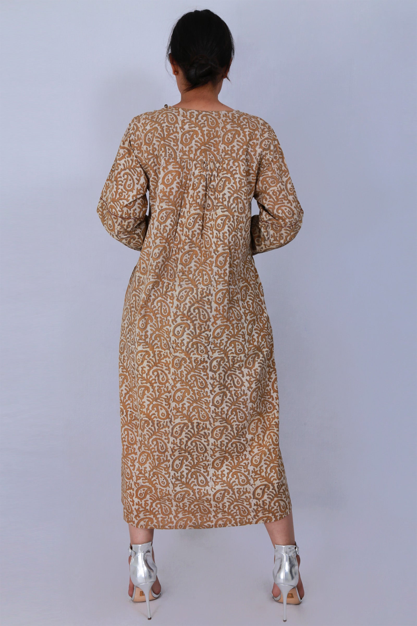 Yoke Mustard Tunic - Dhãran