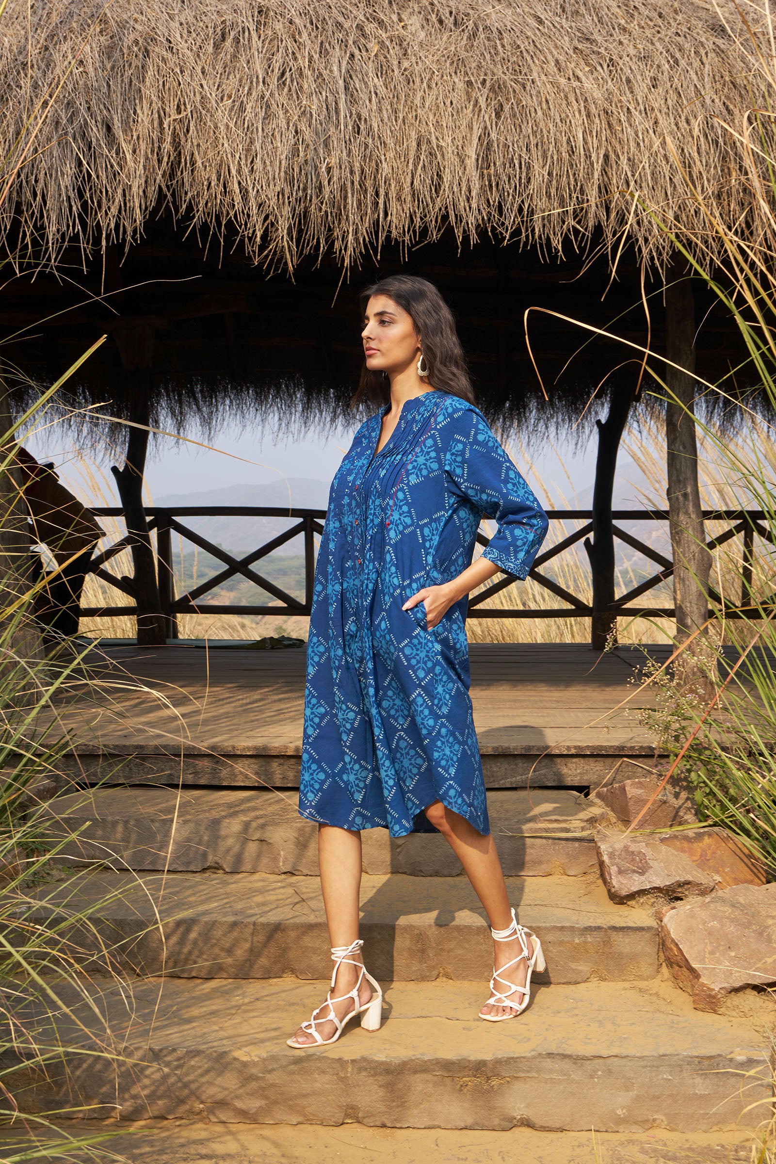 Jasmine Indigo Tunic