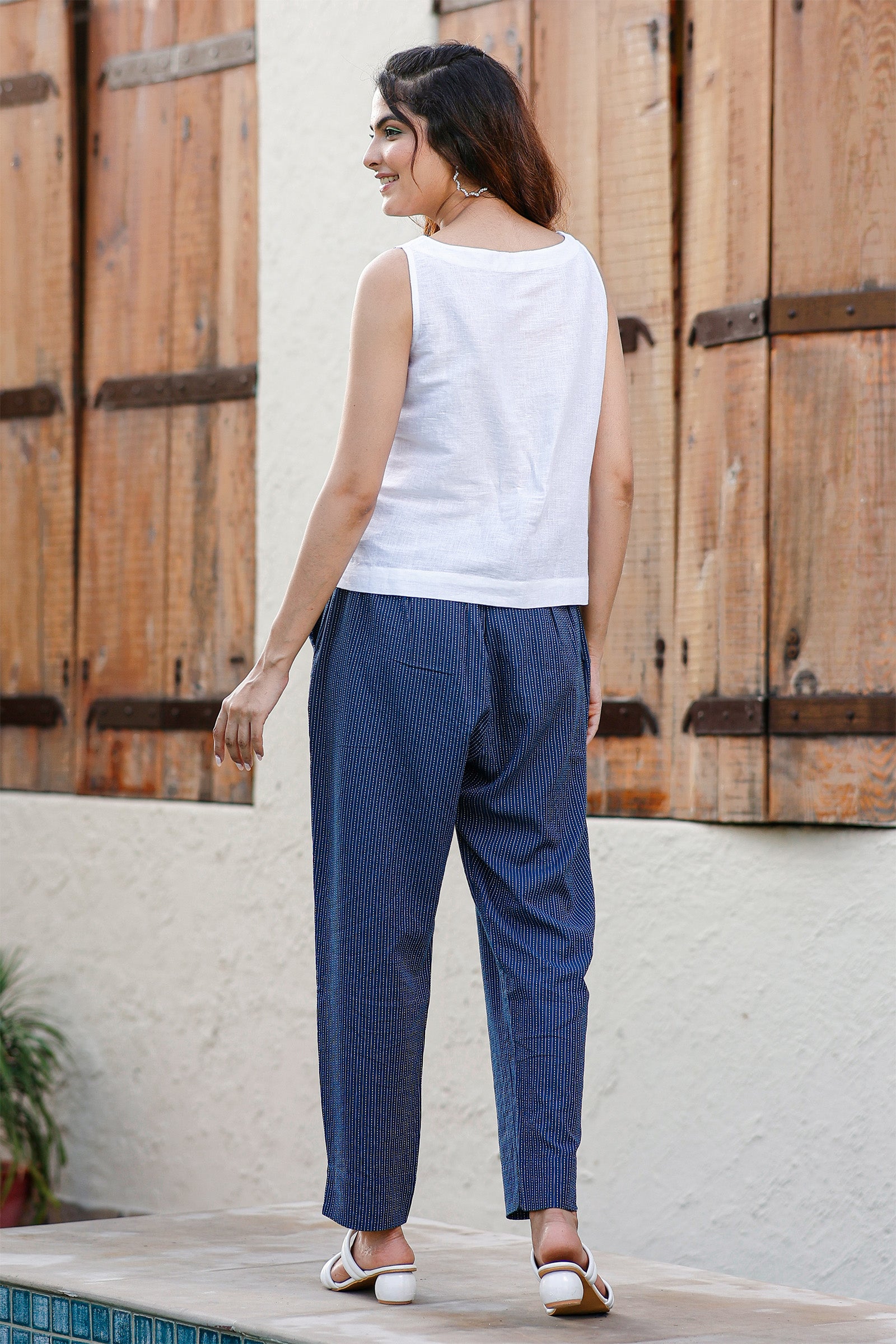 Flower White Top - Dhãran