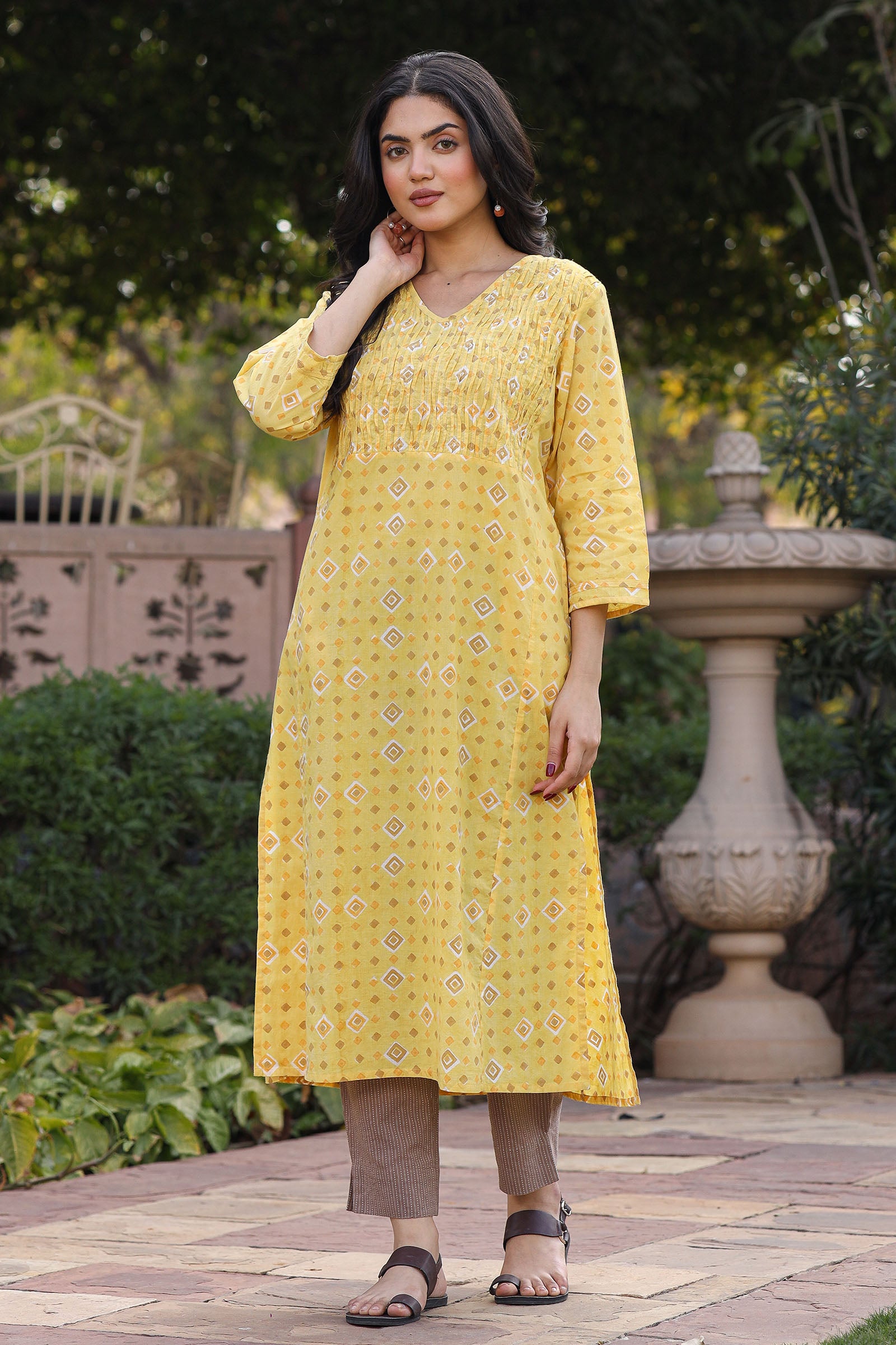 Heera Yellow Kurta