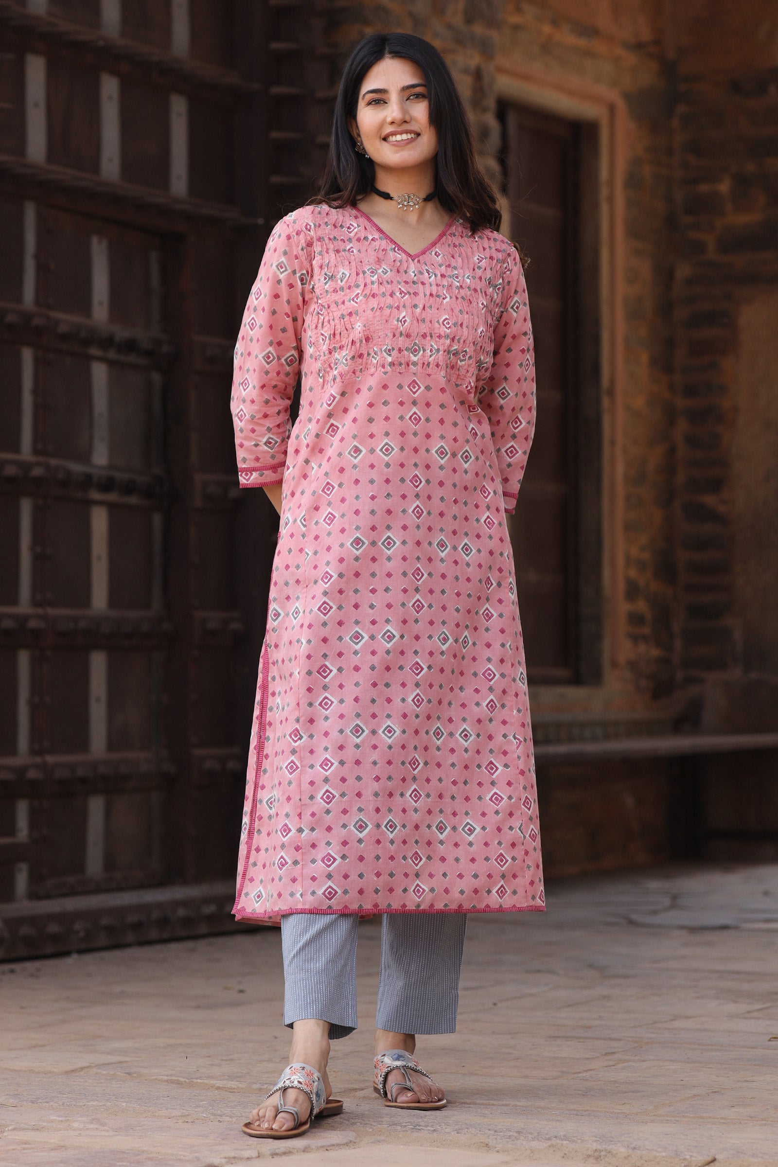 Heera Pink Kurta