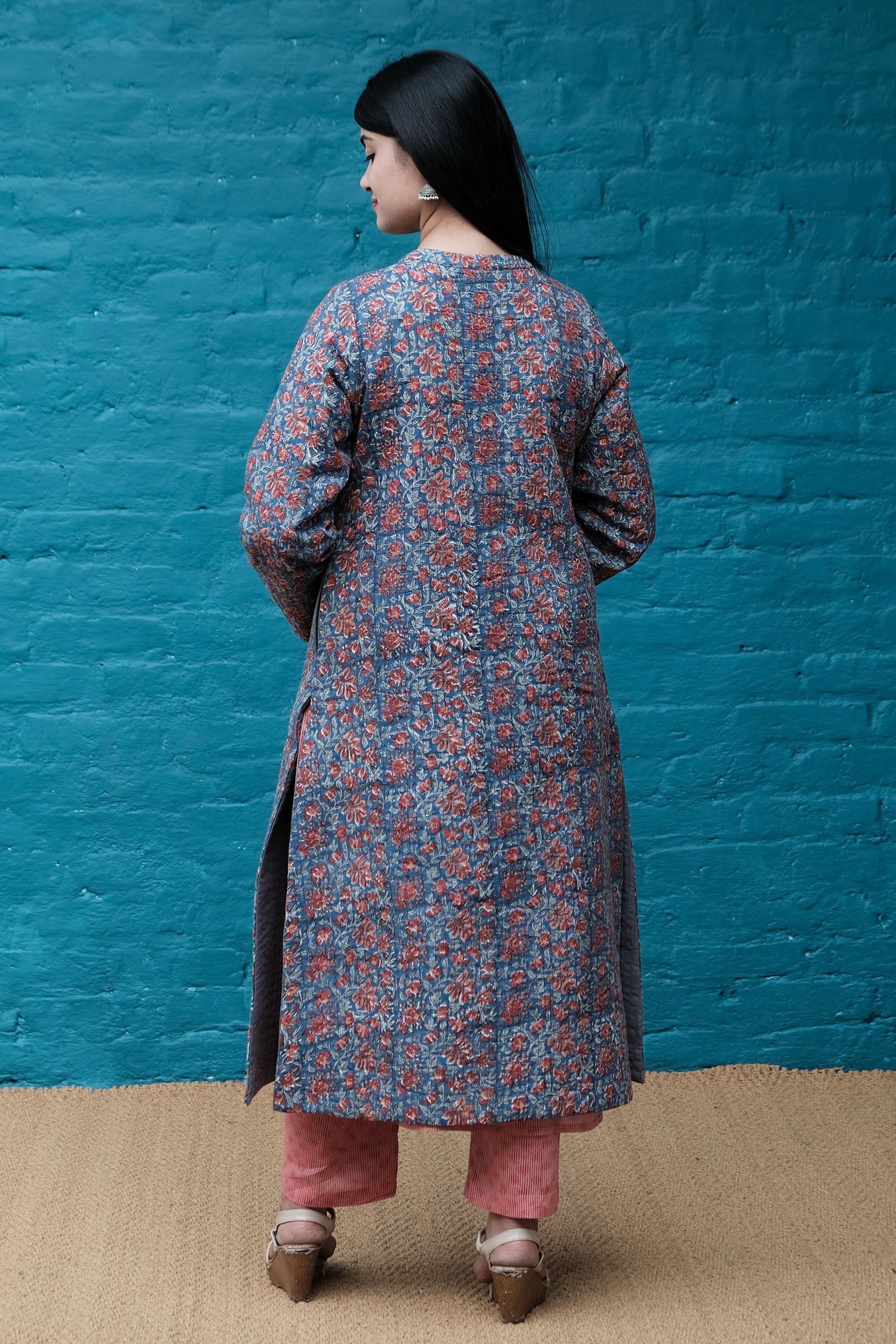 Quilted Blue Jacket