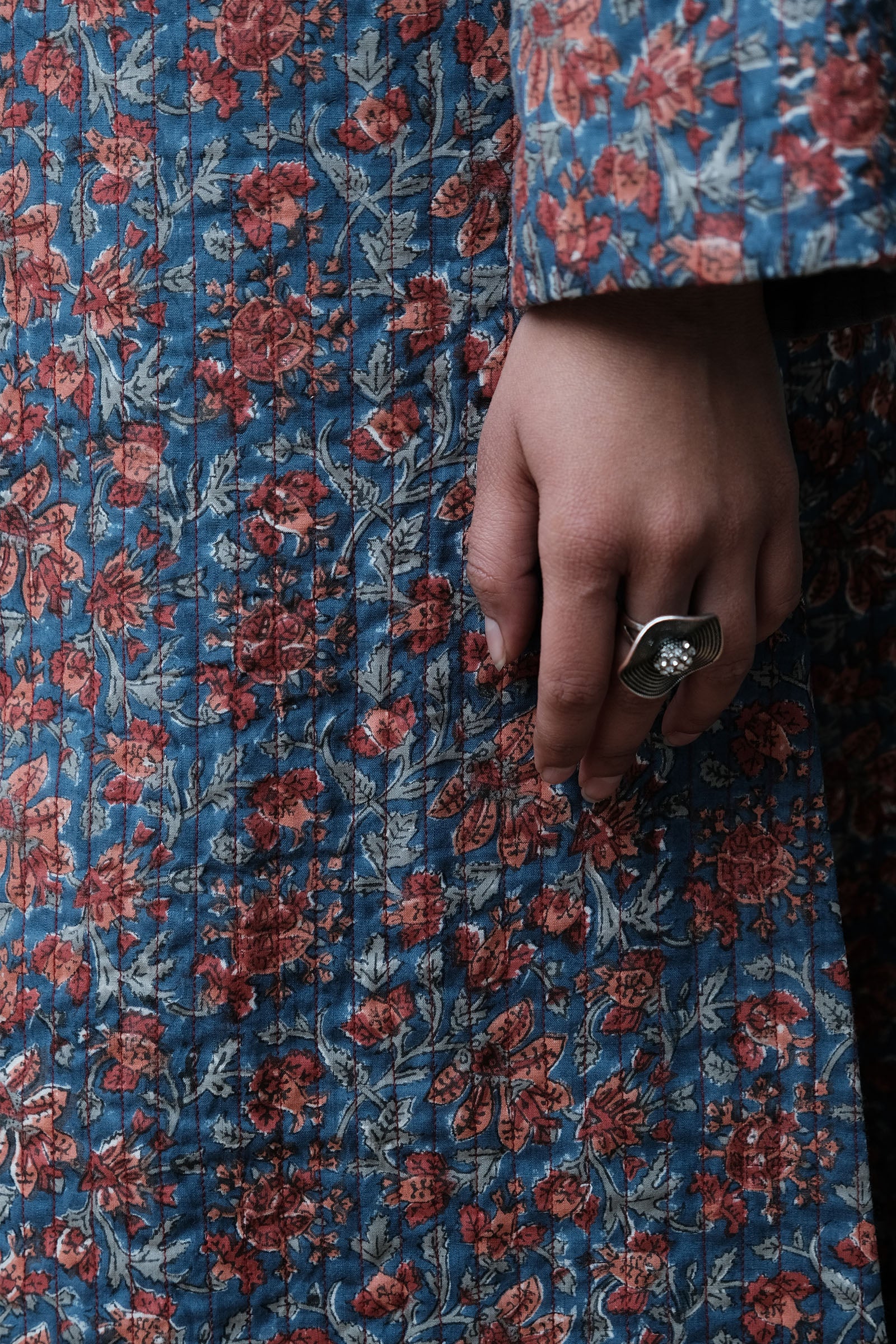 Quilted Blue Jacket