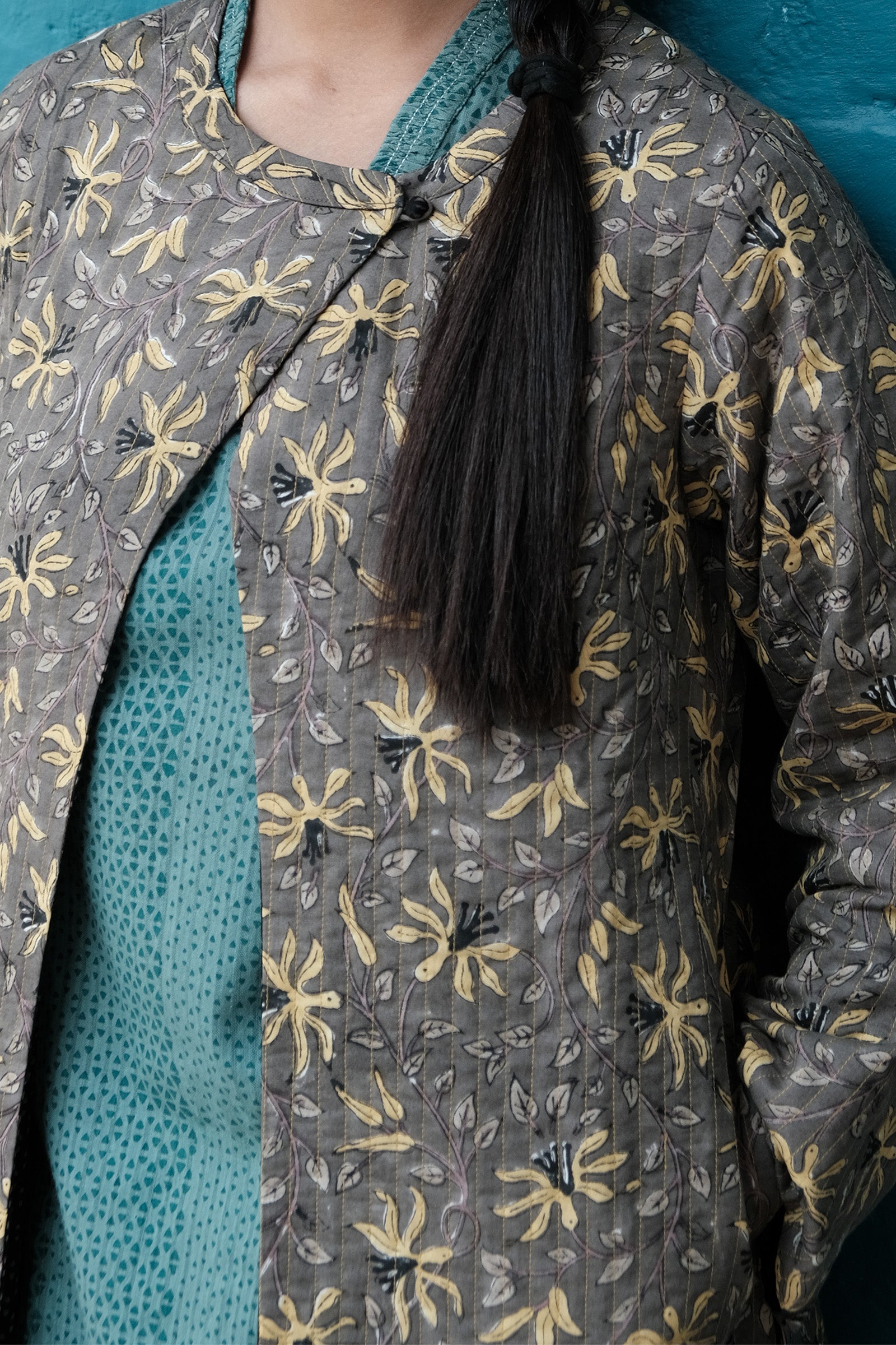 Quilted Grey Jacket