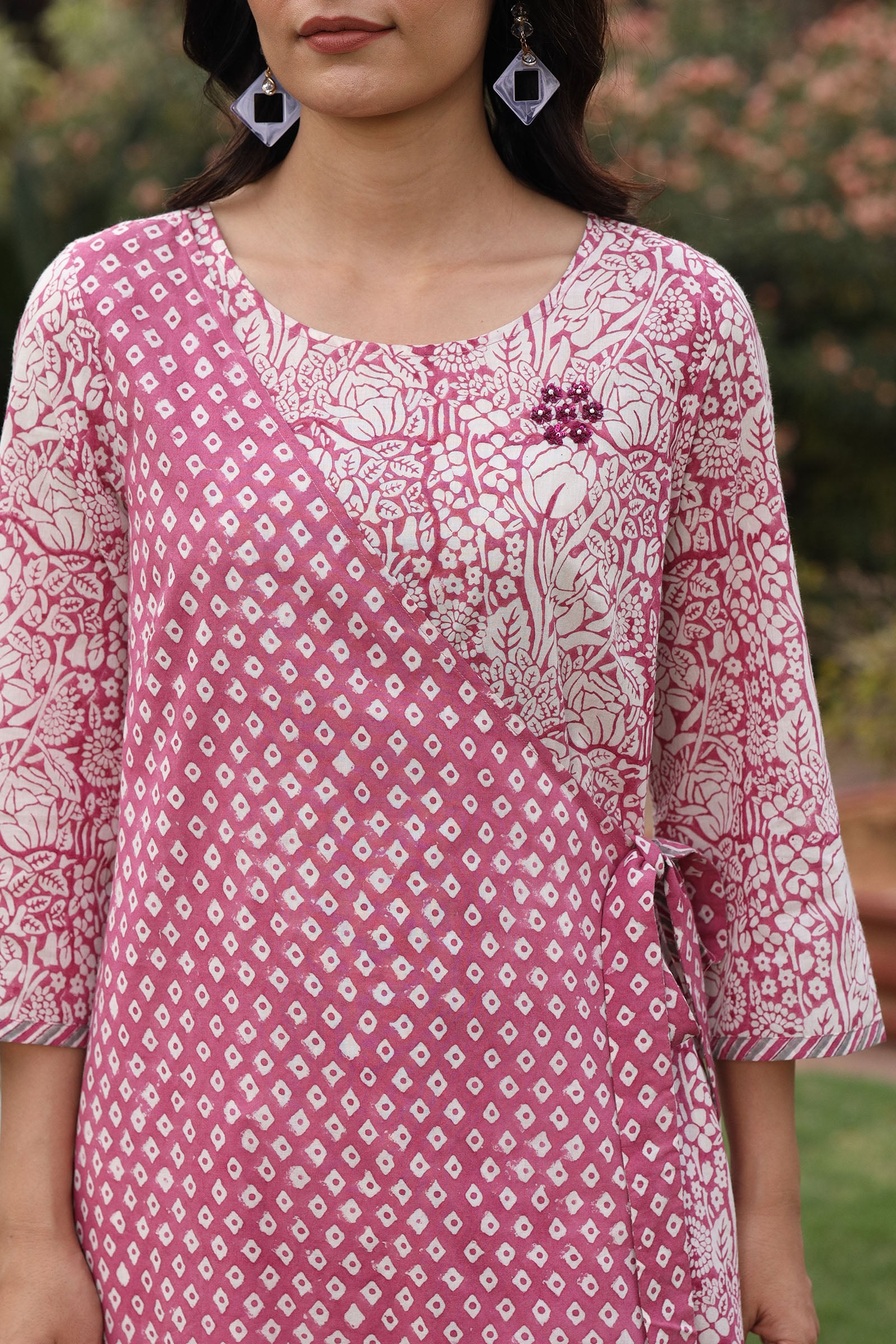 Jama Pink Kurta