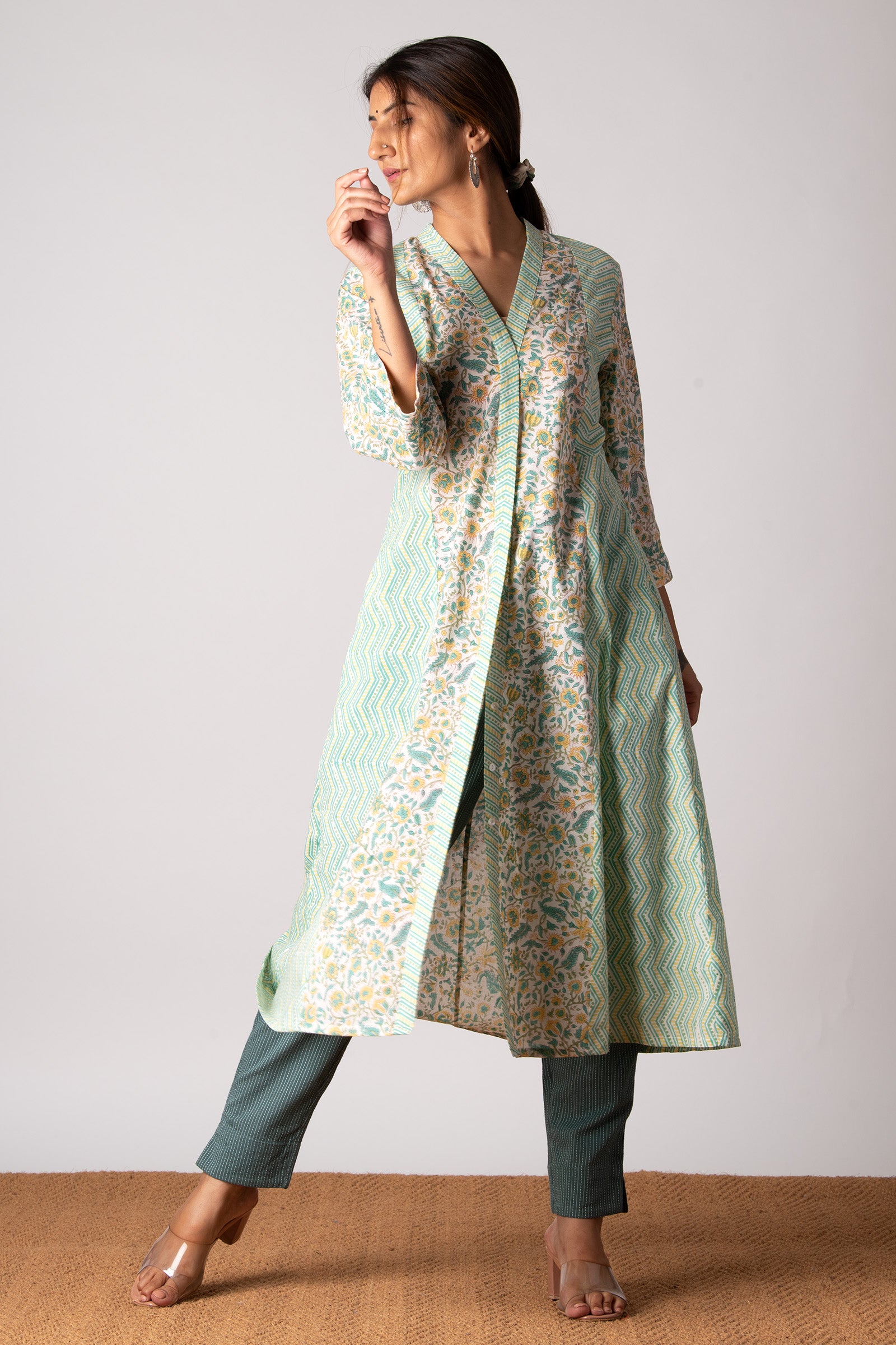 Suhaani Green Kurta