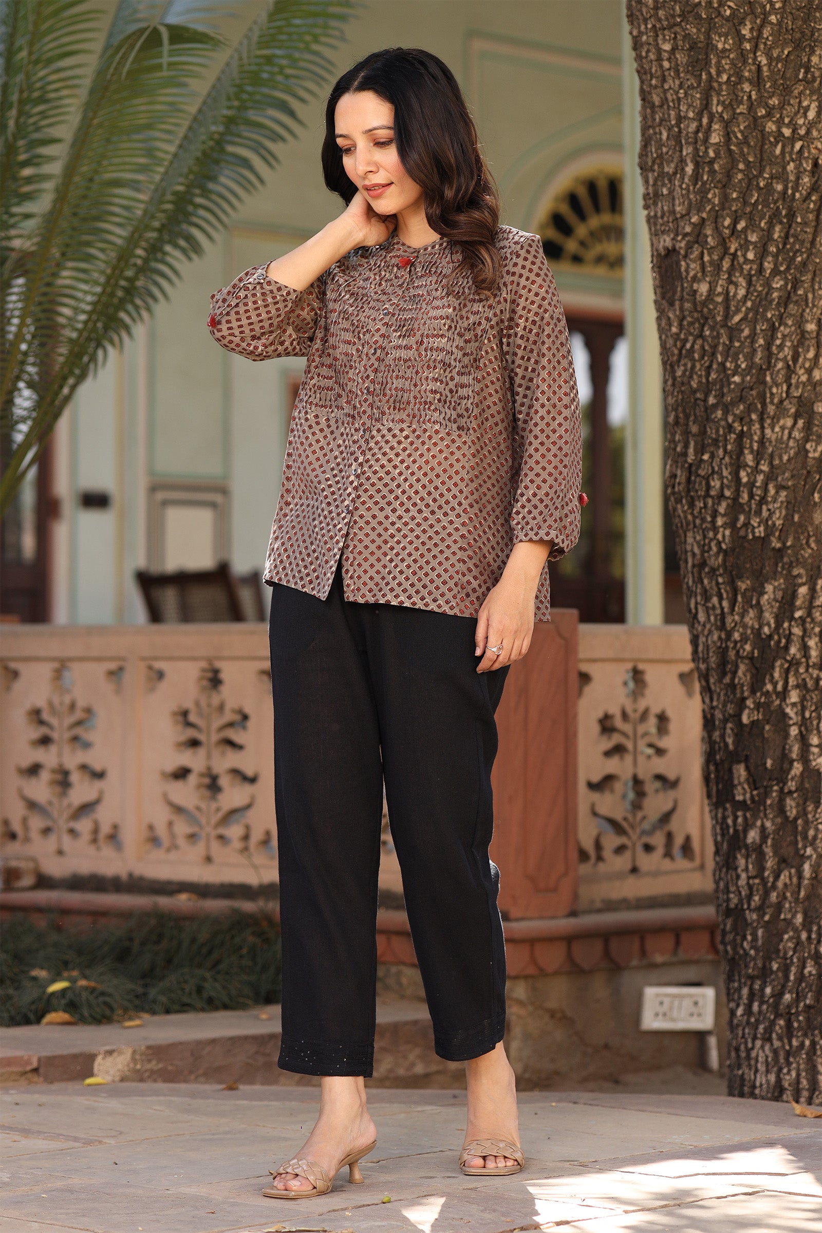 Eva Grey Top - Dhãran