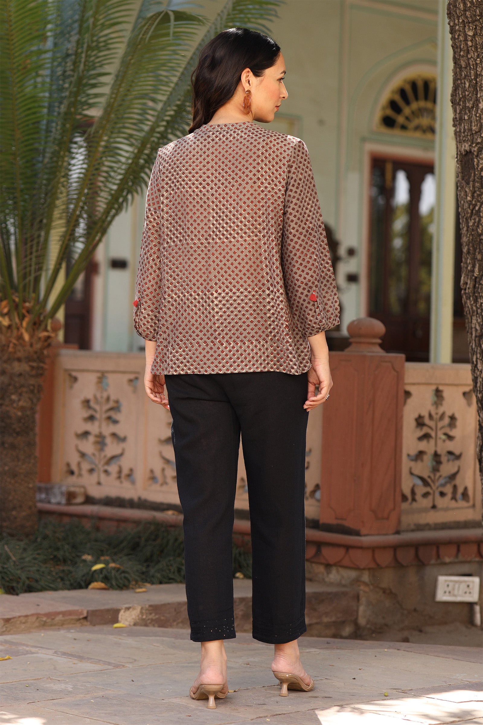 Eva Grey Top - Dhãran