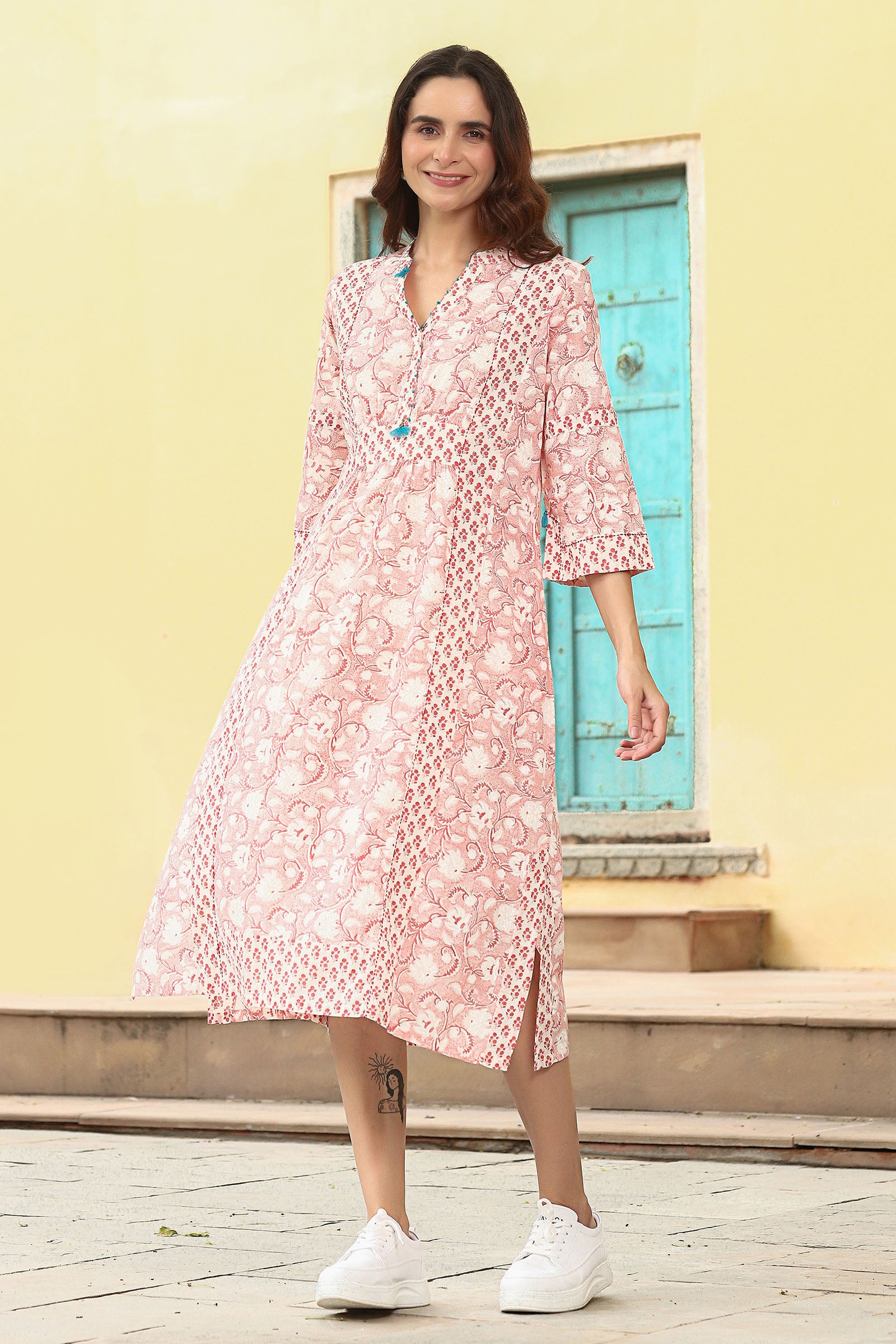 Yokma Peach Dress