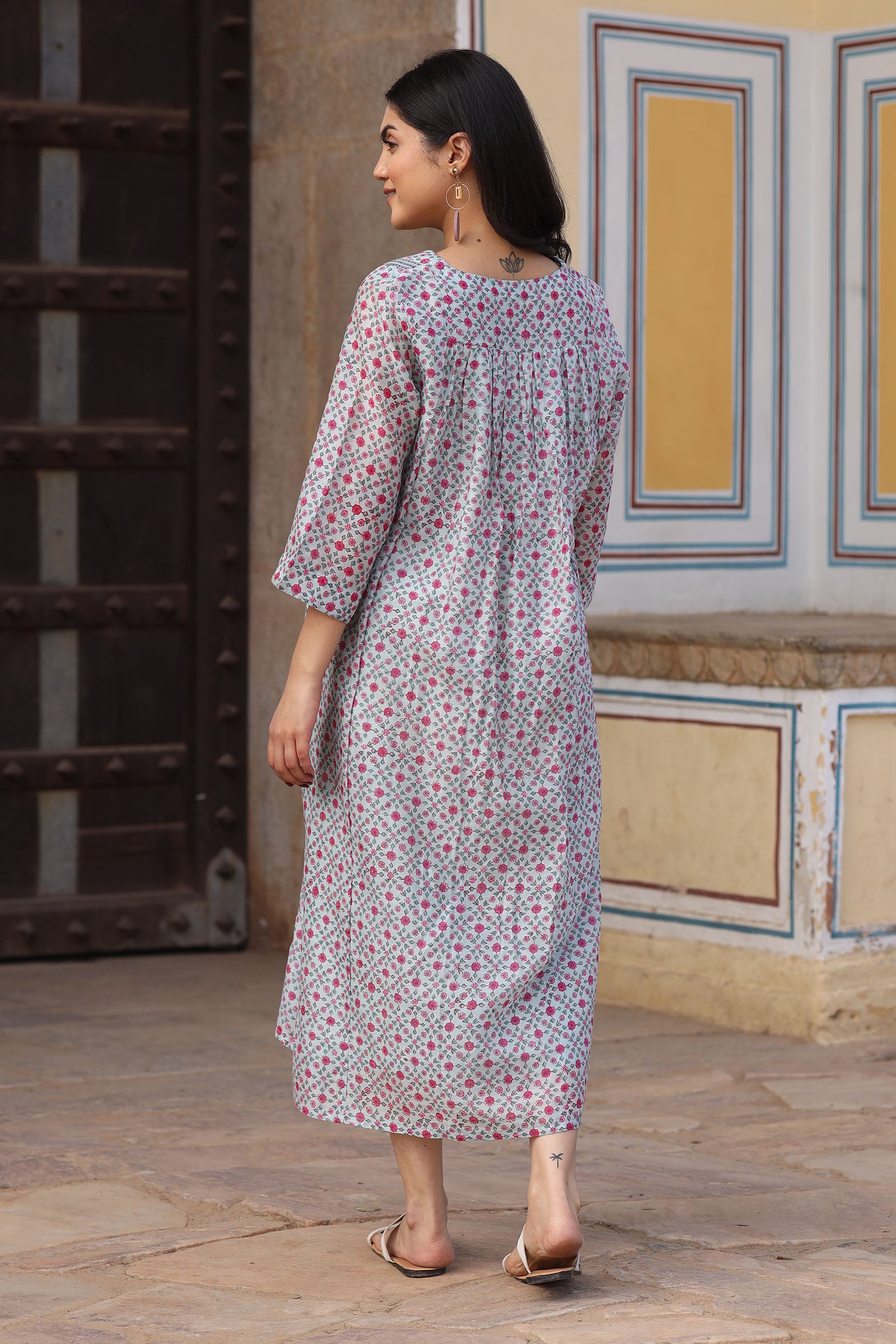 Upavan Blue Dress - Dhãran