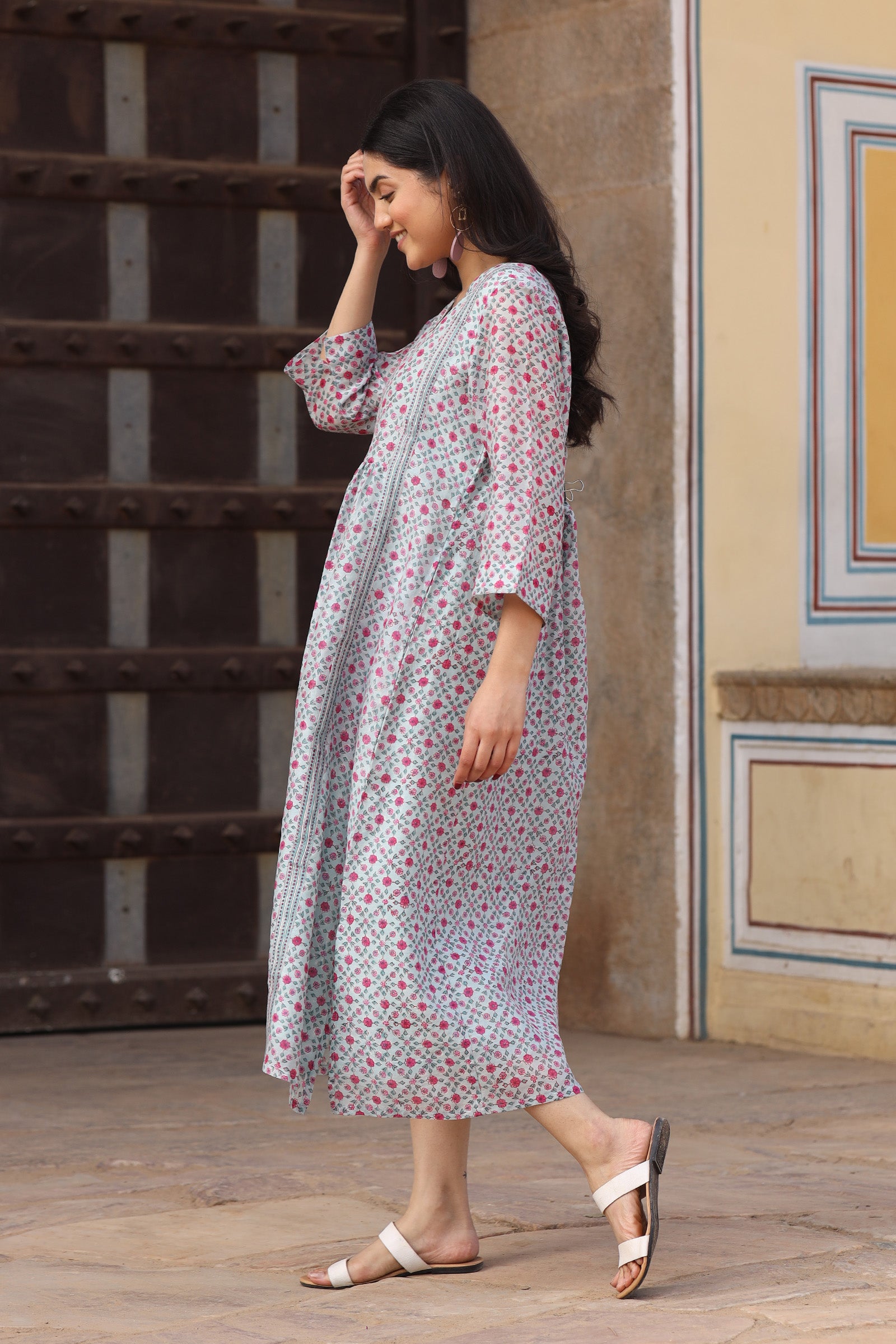 Upavan Blue Dress - Dhãran