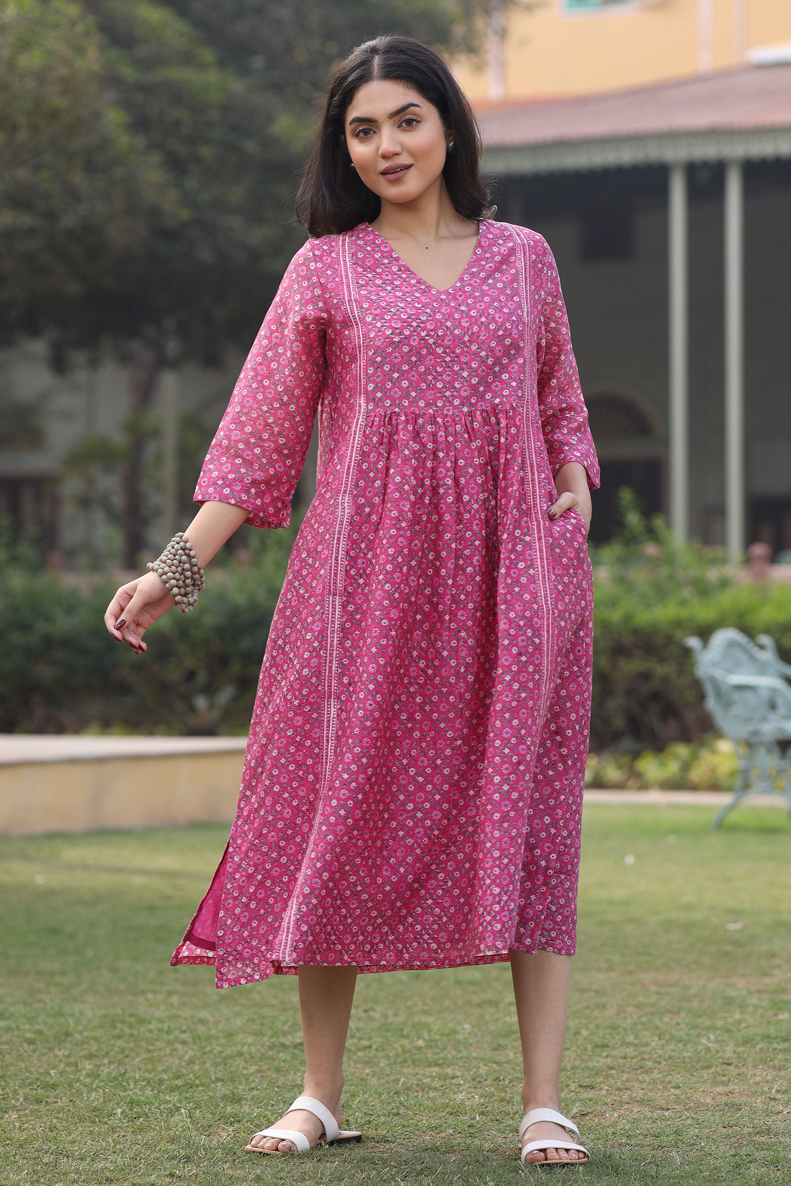 Upavan Pink Dress