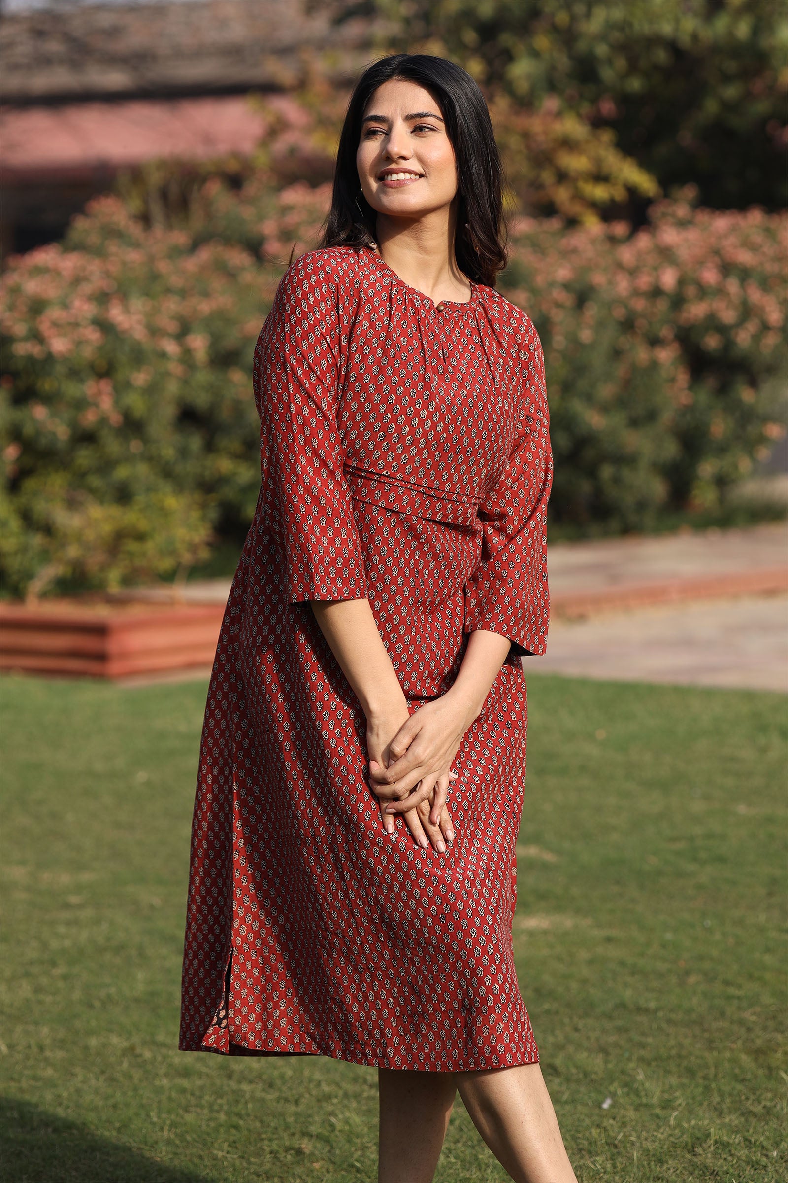 Ruby Red Dress - Dhãran