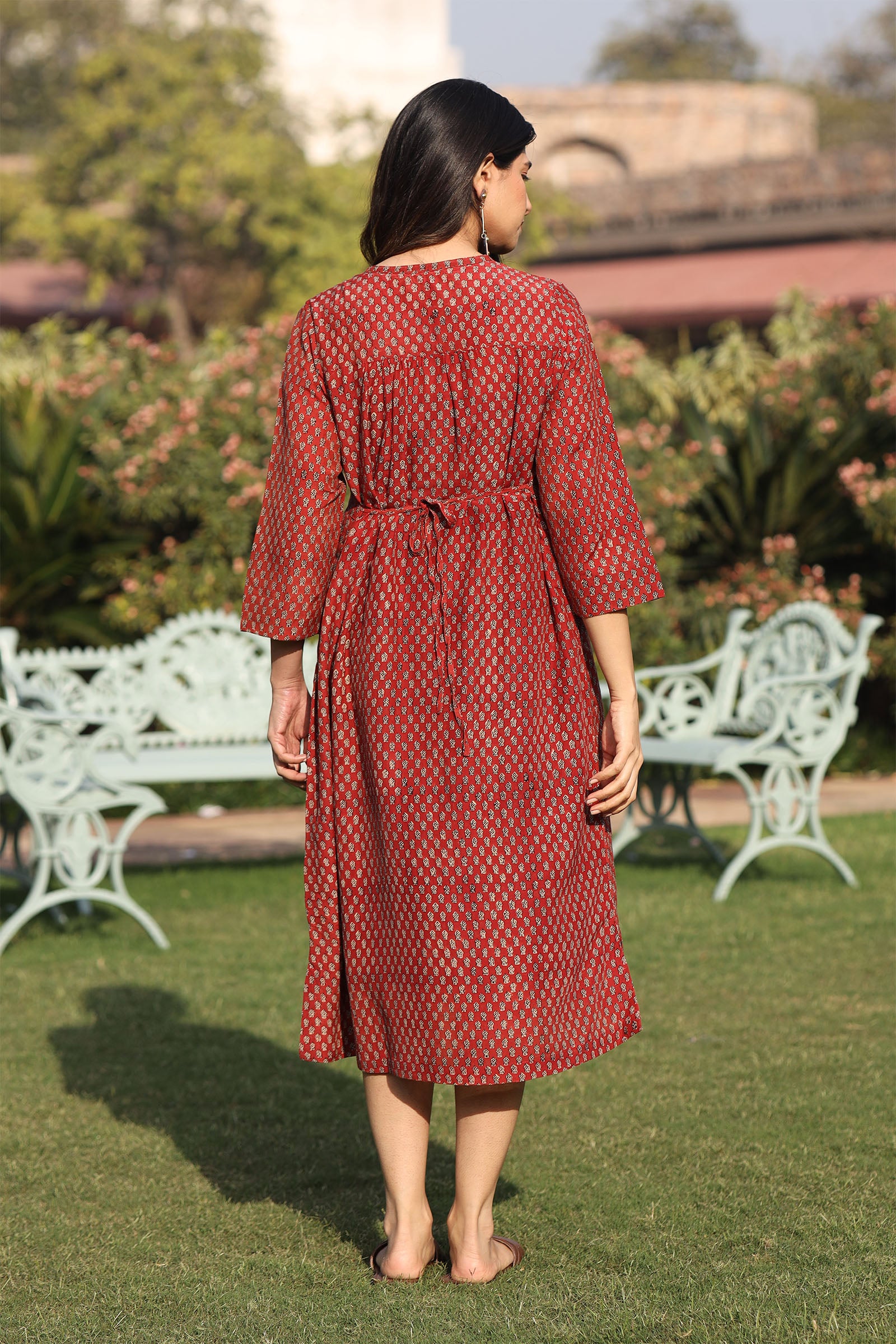 Ruby Red Dress - Dhãran