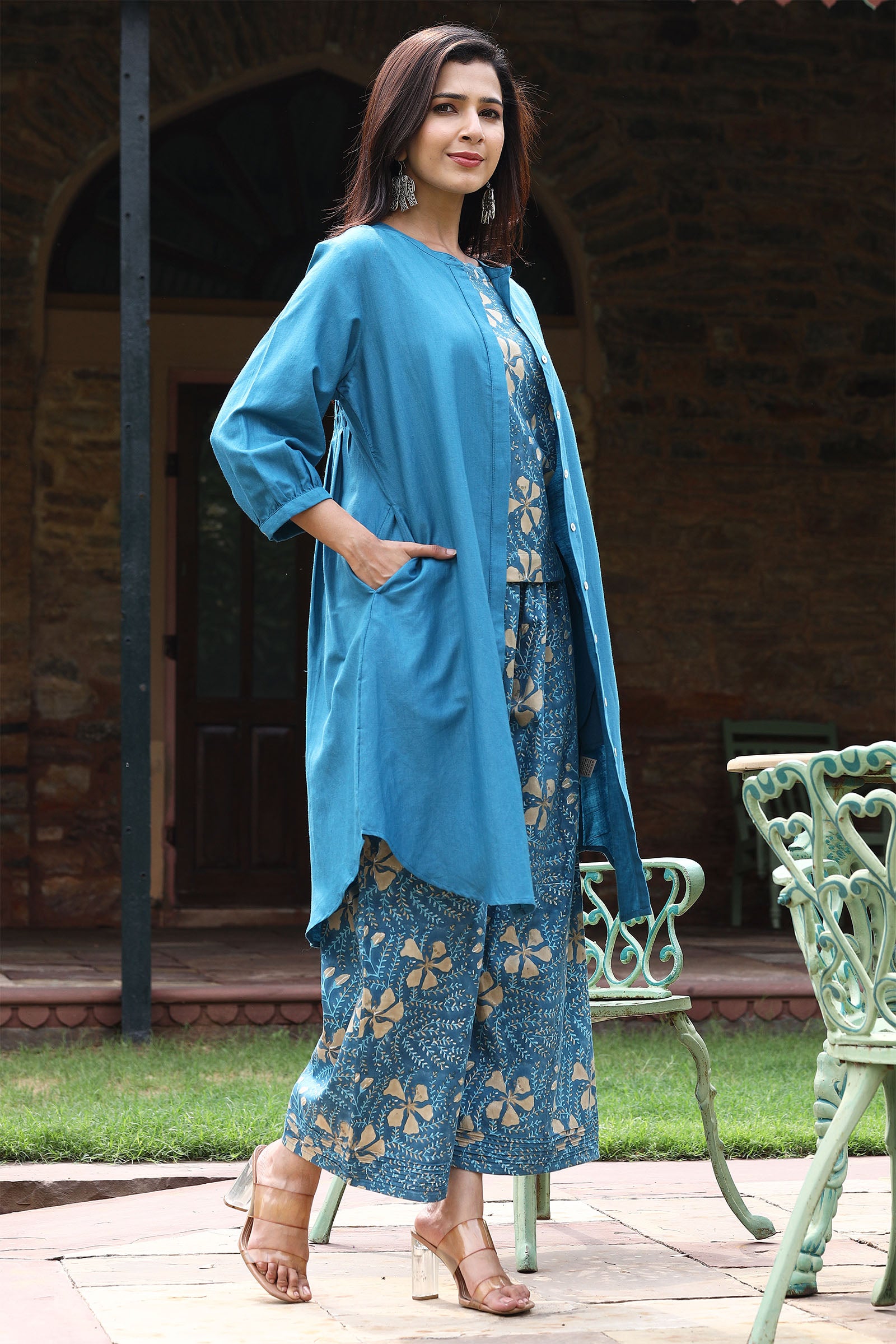 Raag Blue Smock Tunic