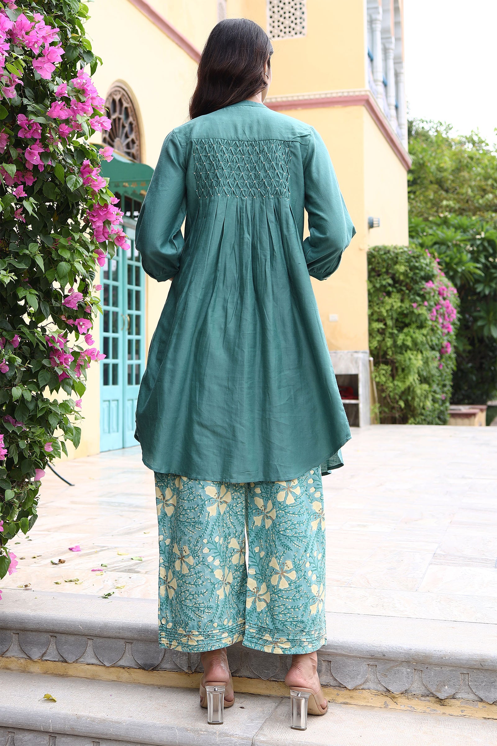 Raag Green Smock Tunic
