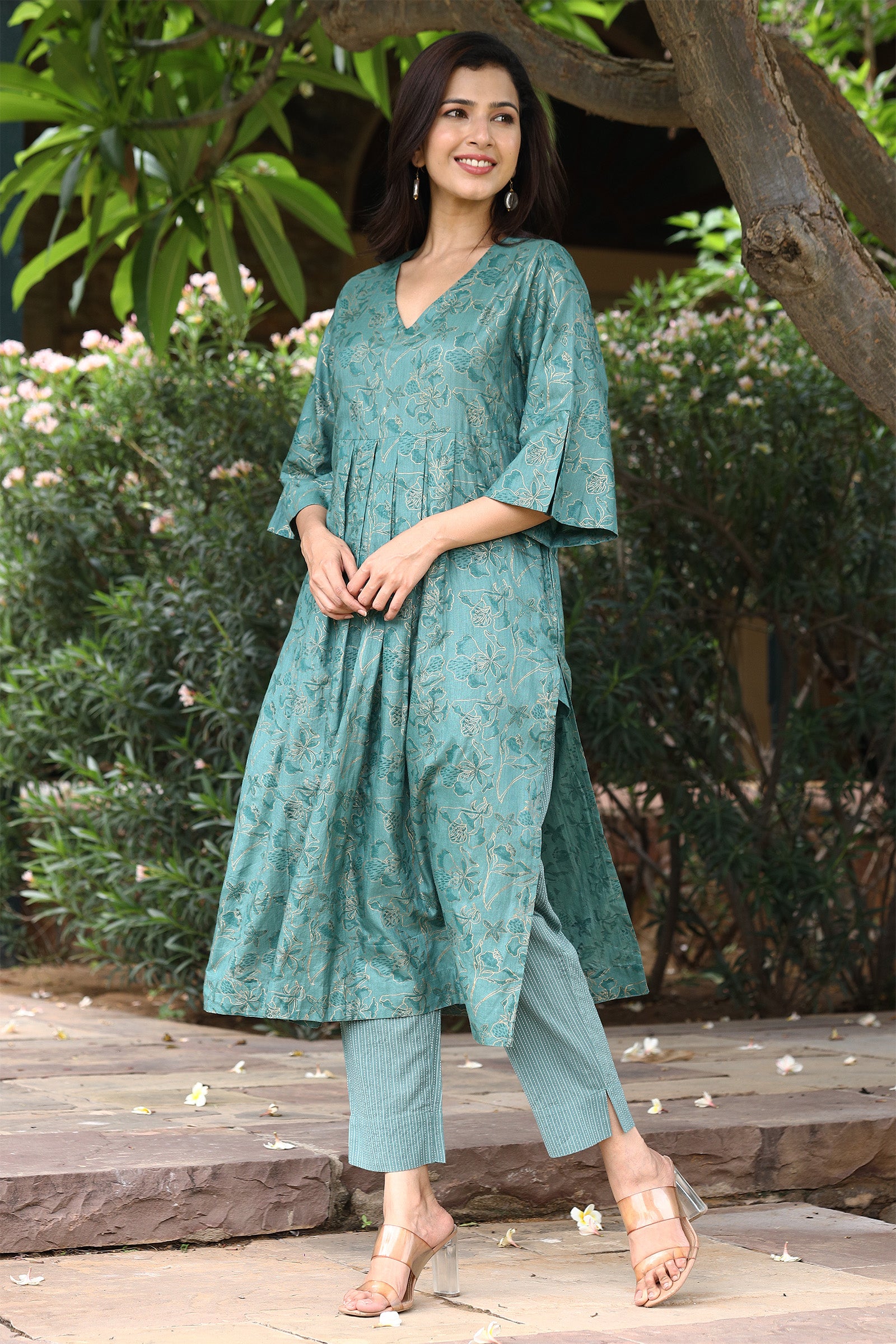 Twinkle Green Kurta