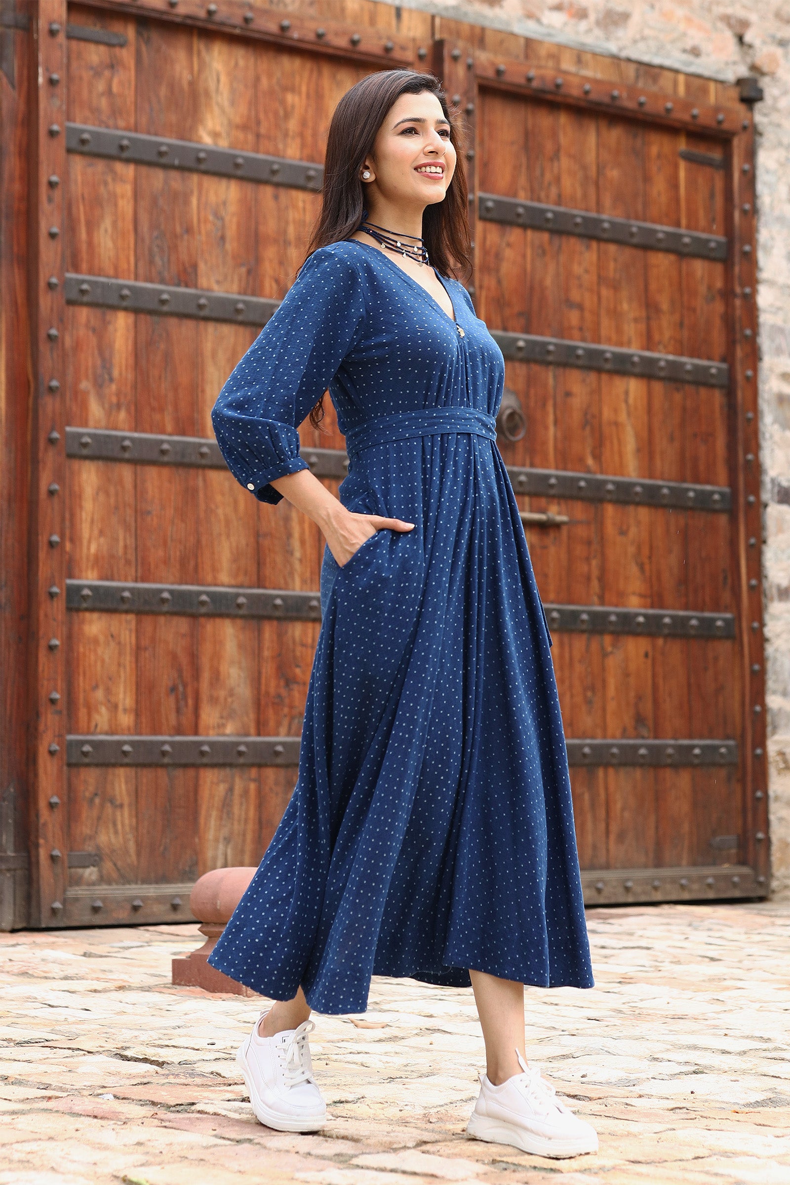 Khushi Indigo Dress - Dhãran