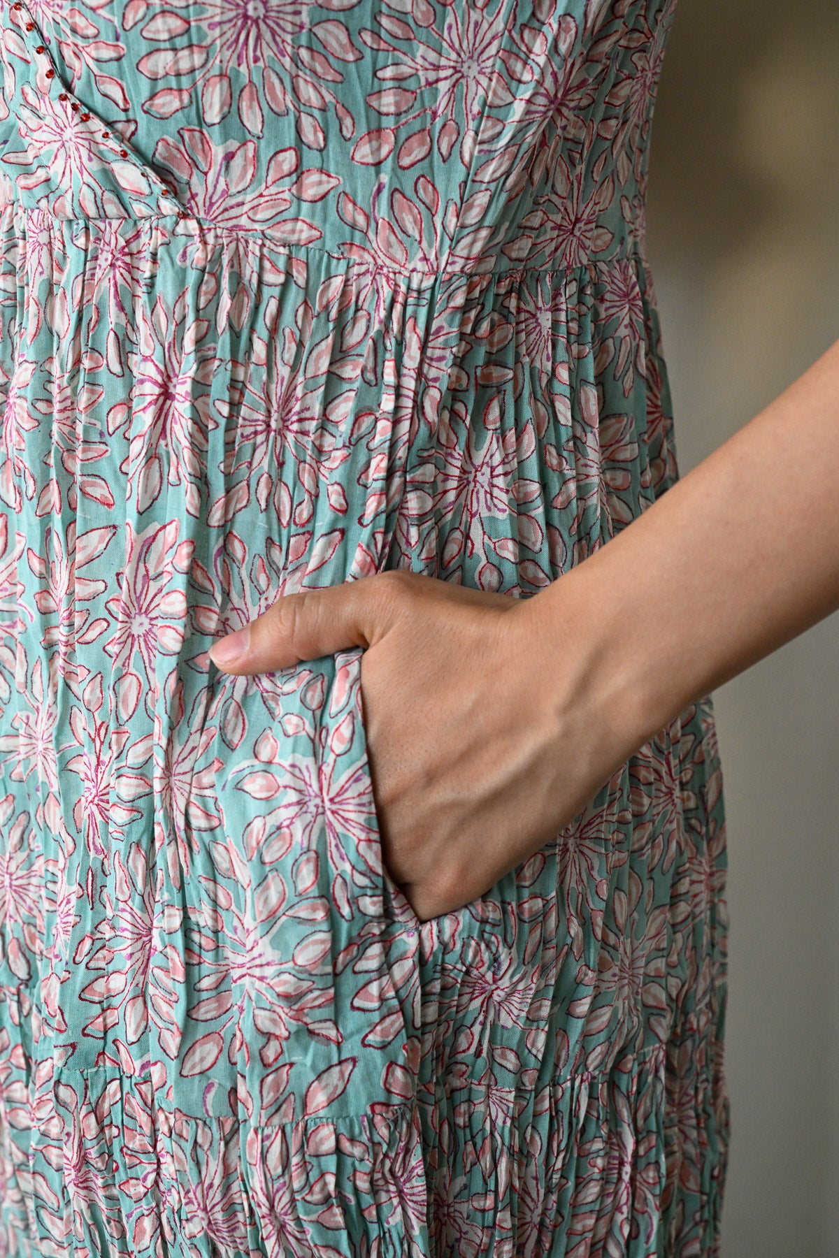 Daisy Soft Blue Dress - Dhãran
