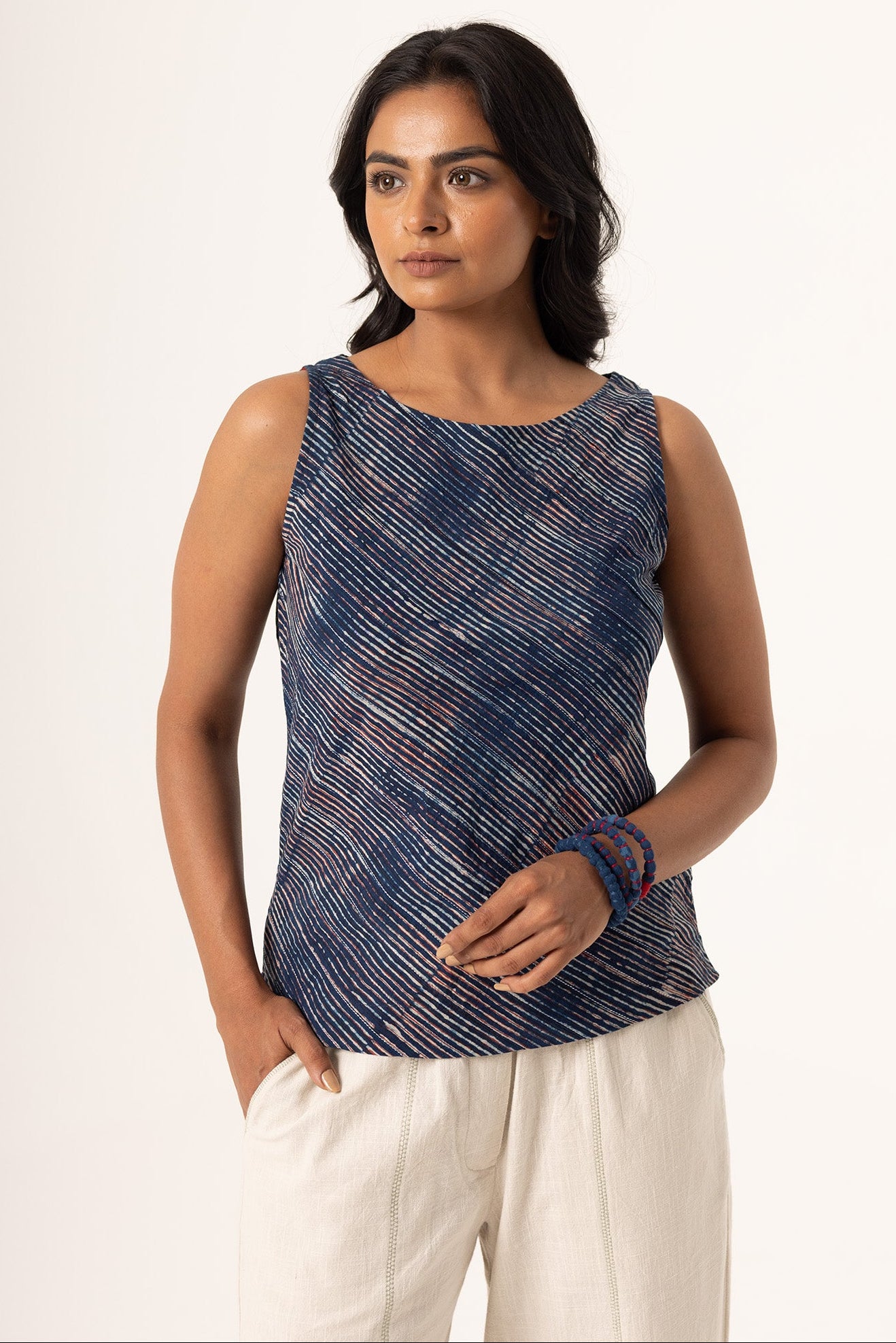 Slay Crop Top Indigo - Dhãran