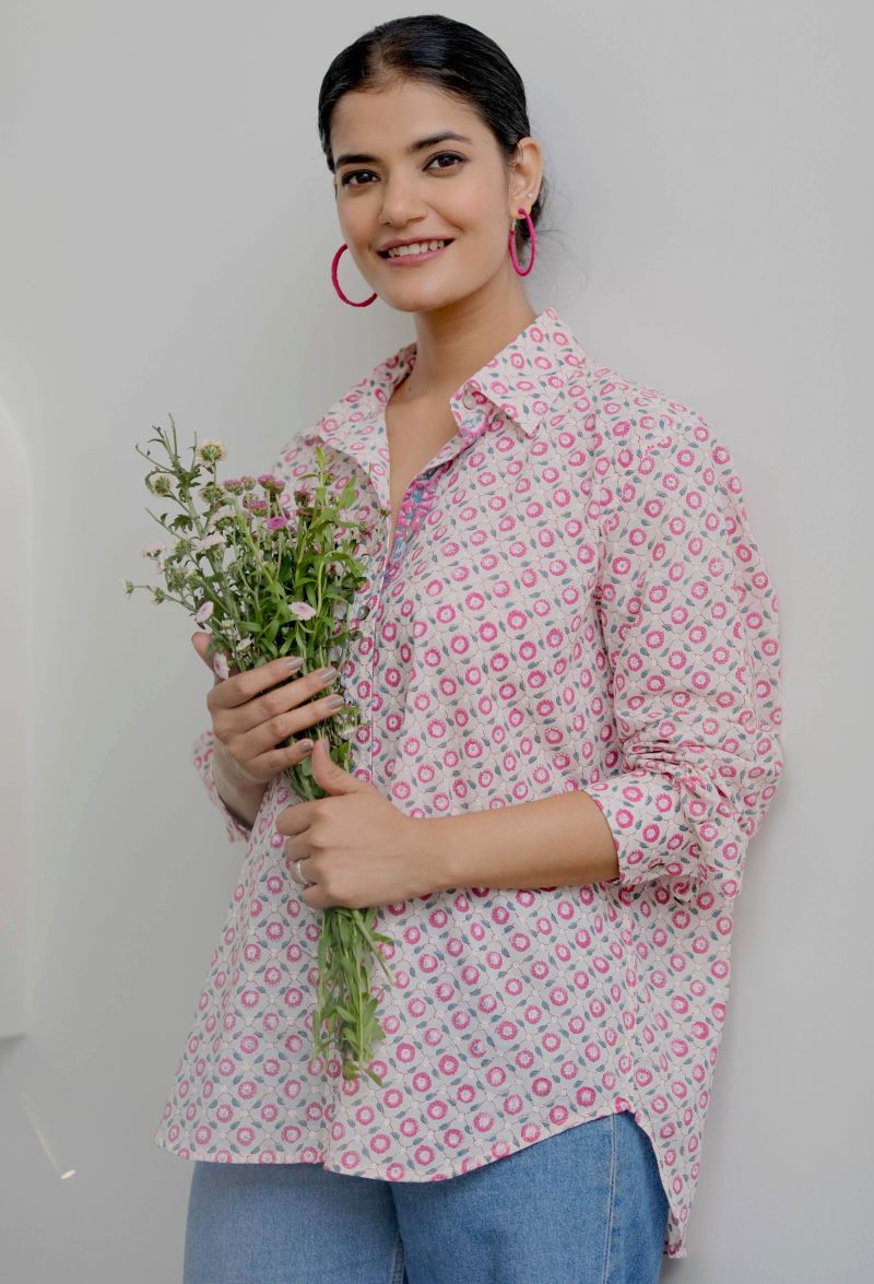 Vibe Shirt Pink - Dhãran