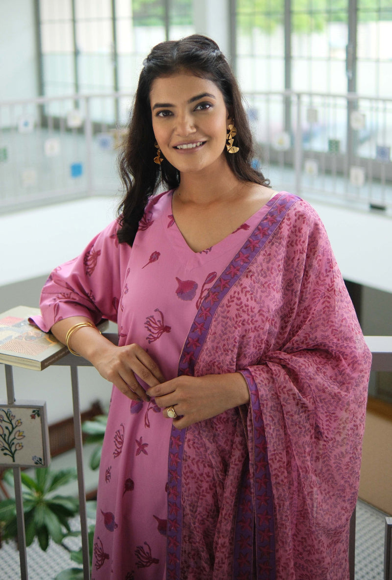 Aura suit set - Pink - Dhãran