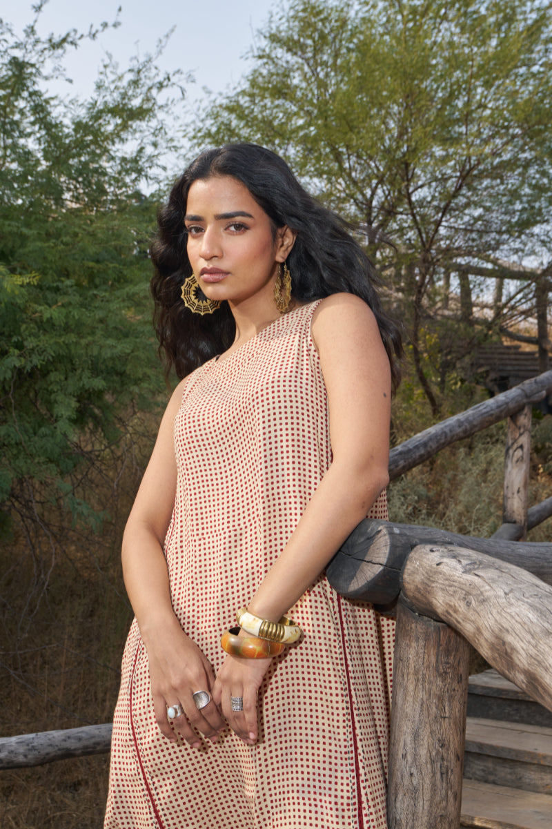 Glam co-ord set -Red - Dhãran