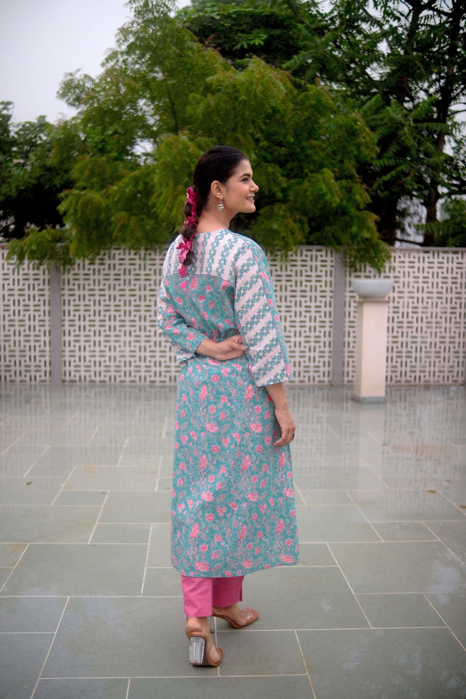 Miko kaftan Blue - Dhãran