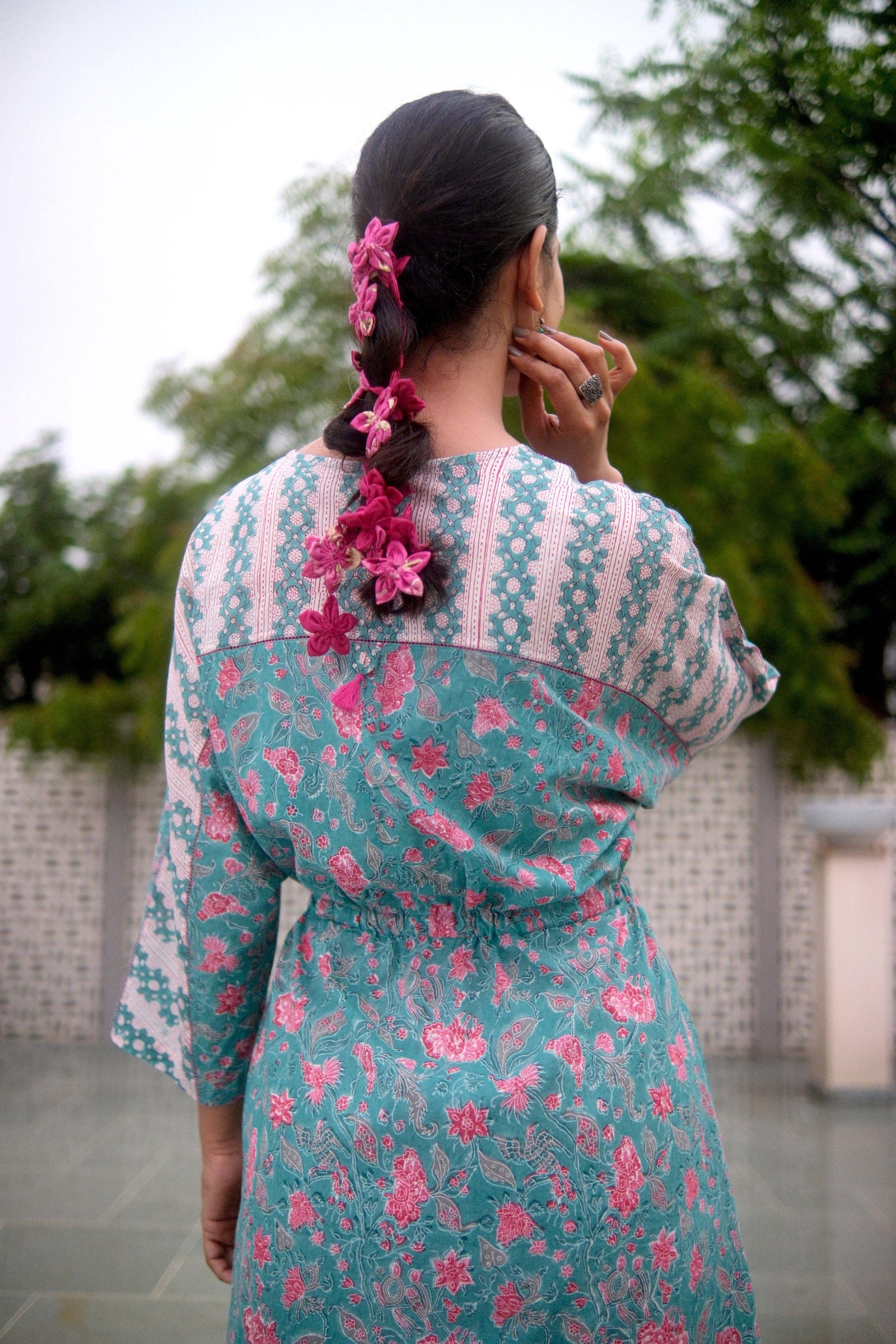 Miko kaftan Blue - Dhãran