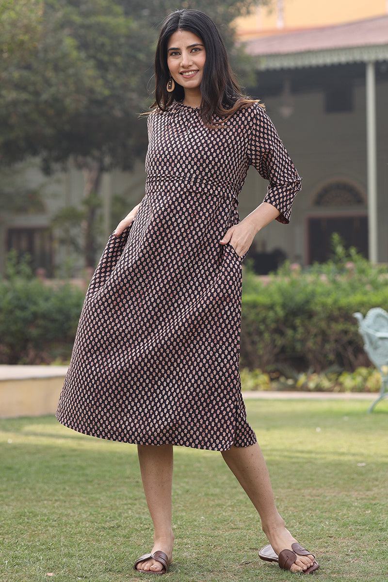 Ruby Black Dress - Dhãran