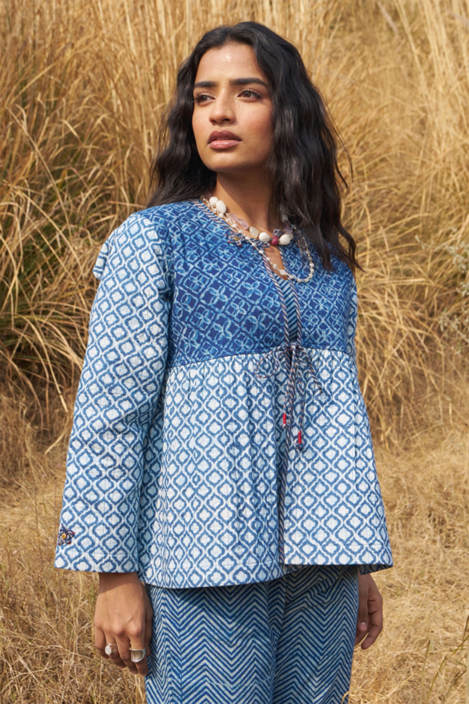 Rabari Indigo Quilted Jacket