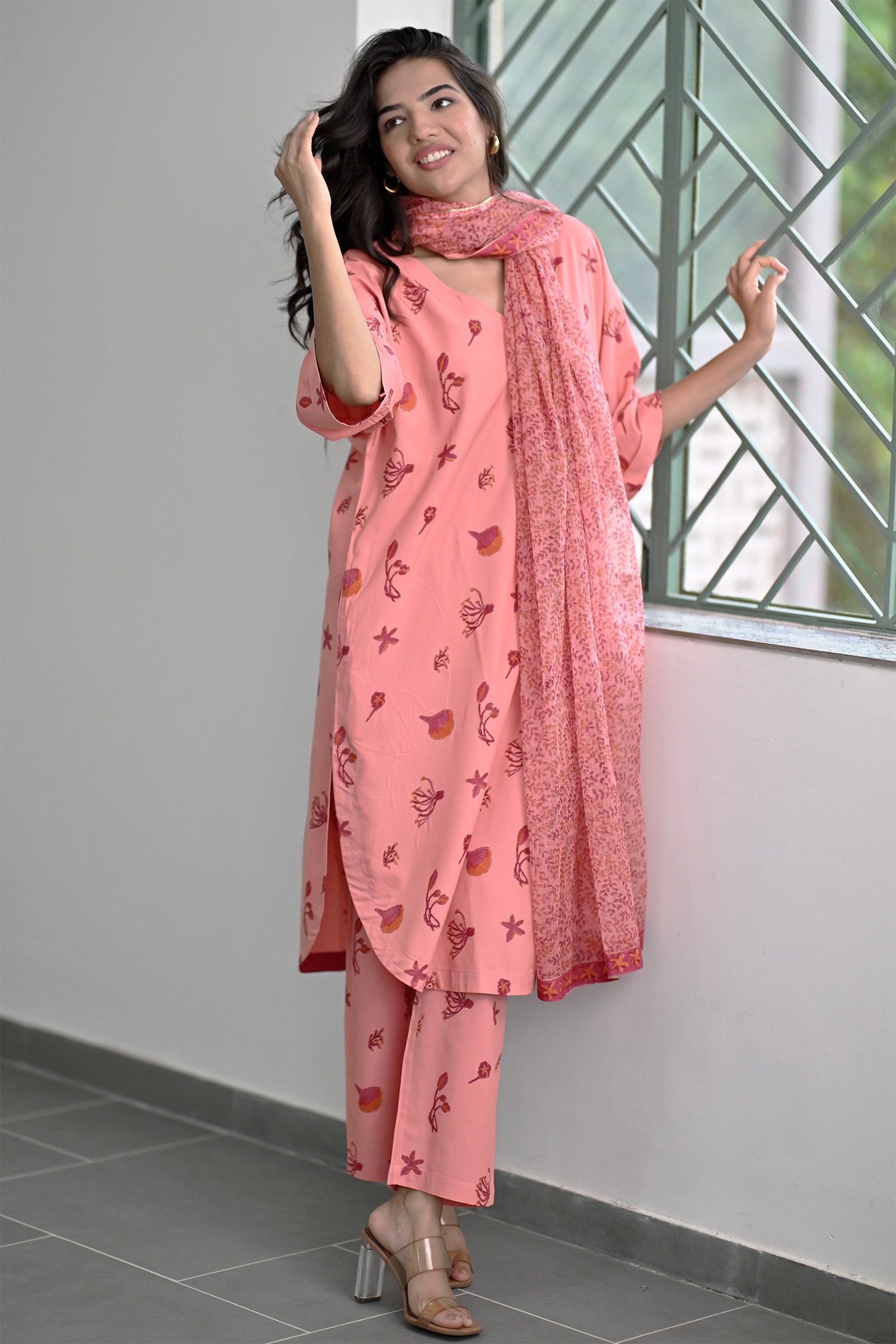 Aura suit set - Peach