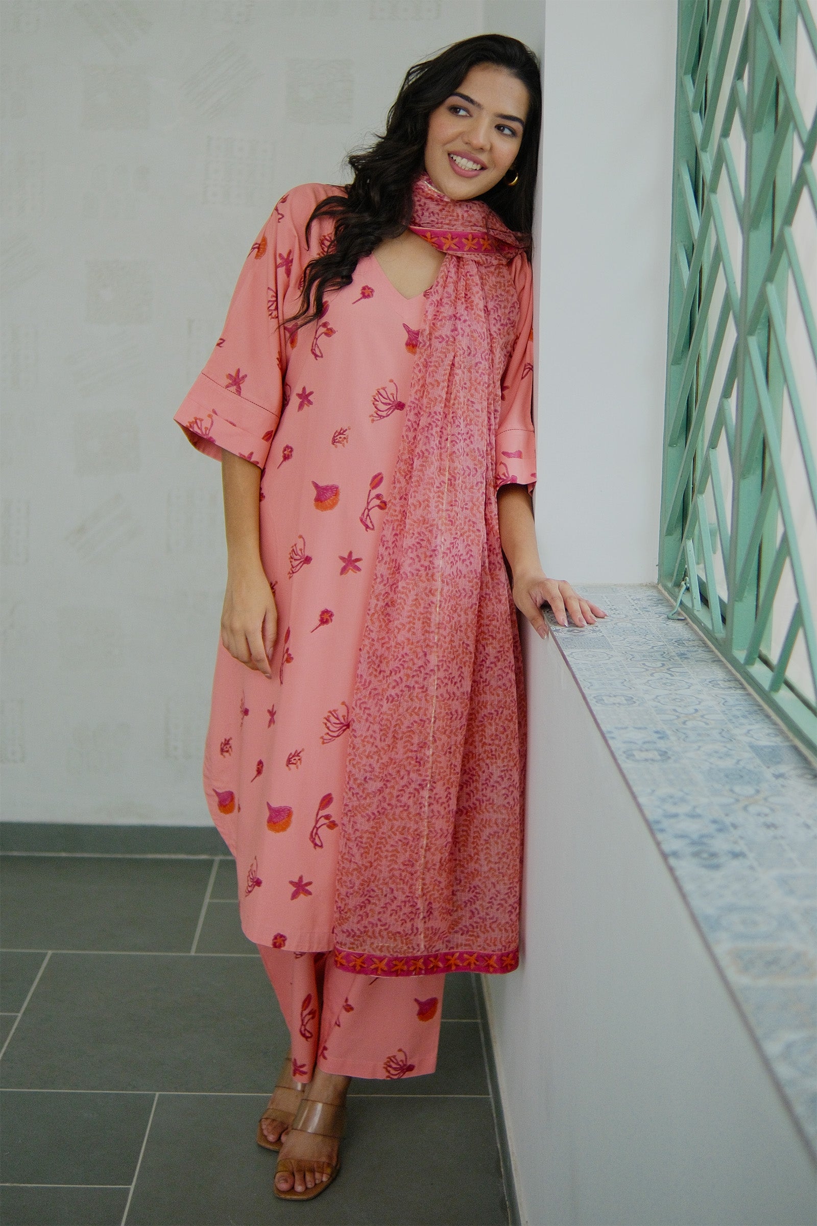 Aura suit set - Peach