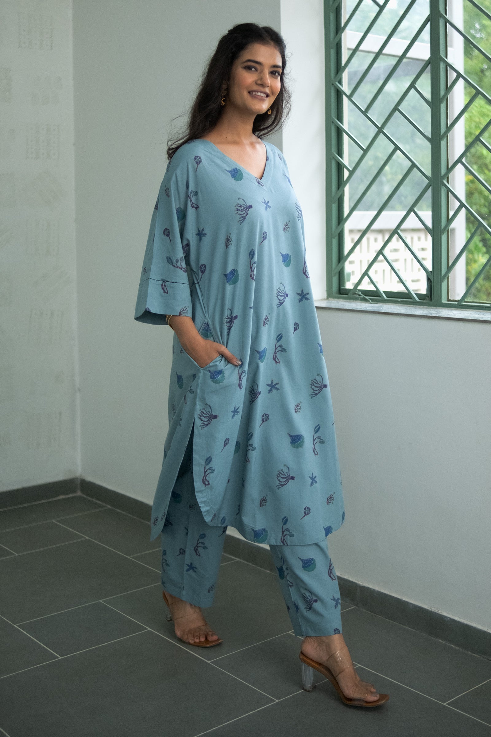 Aura suit set - teal
