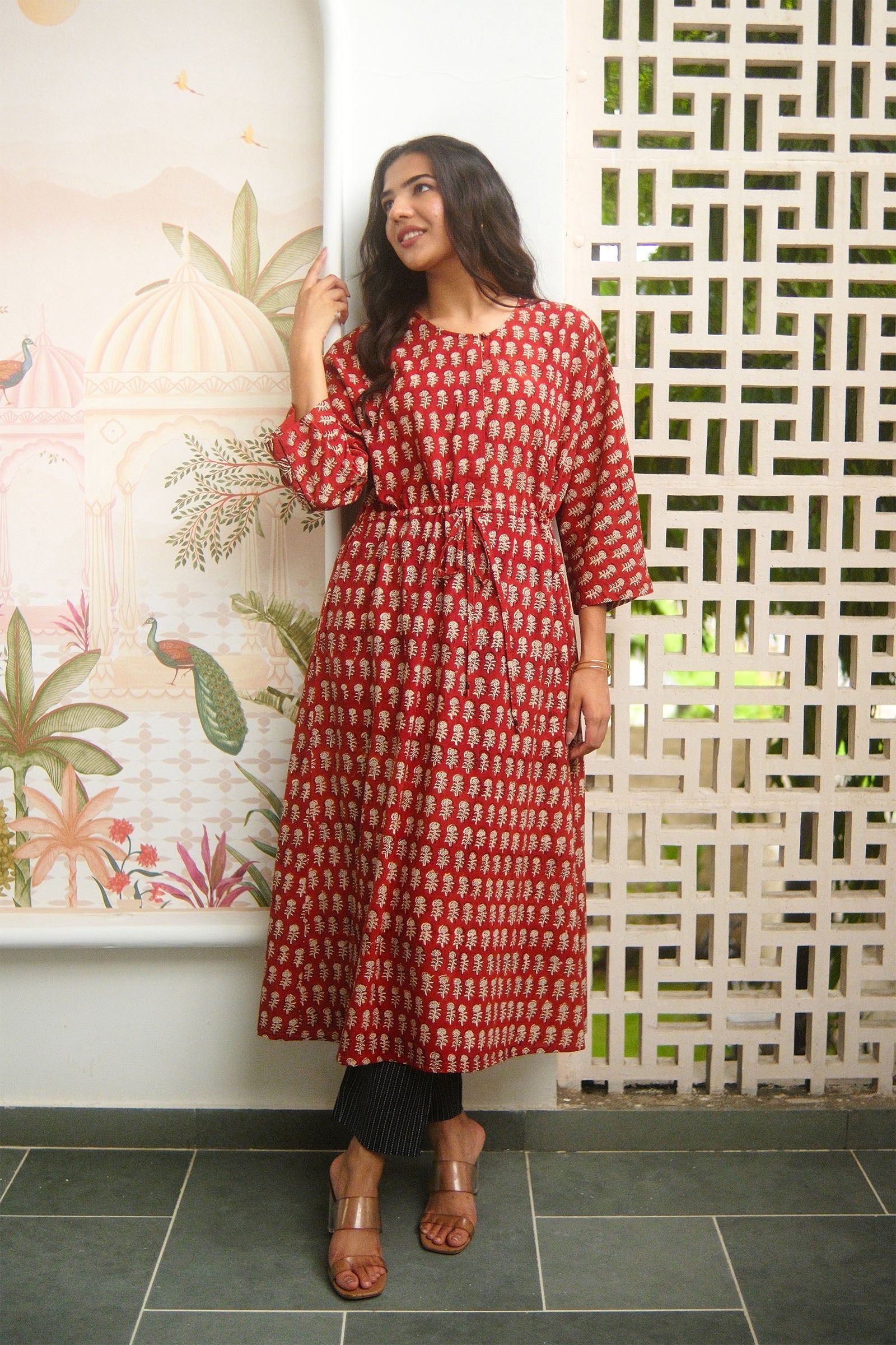 Miko kaftan Red - Dhãran