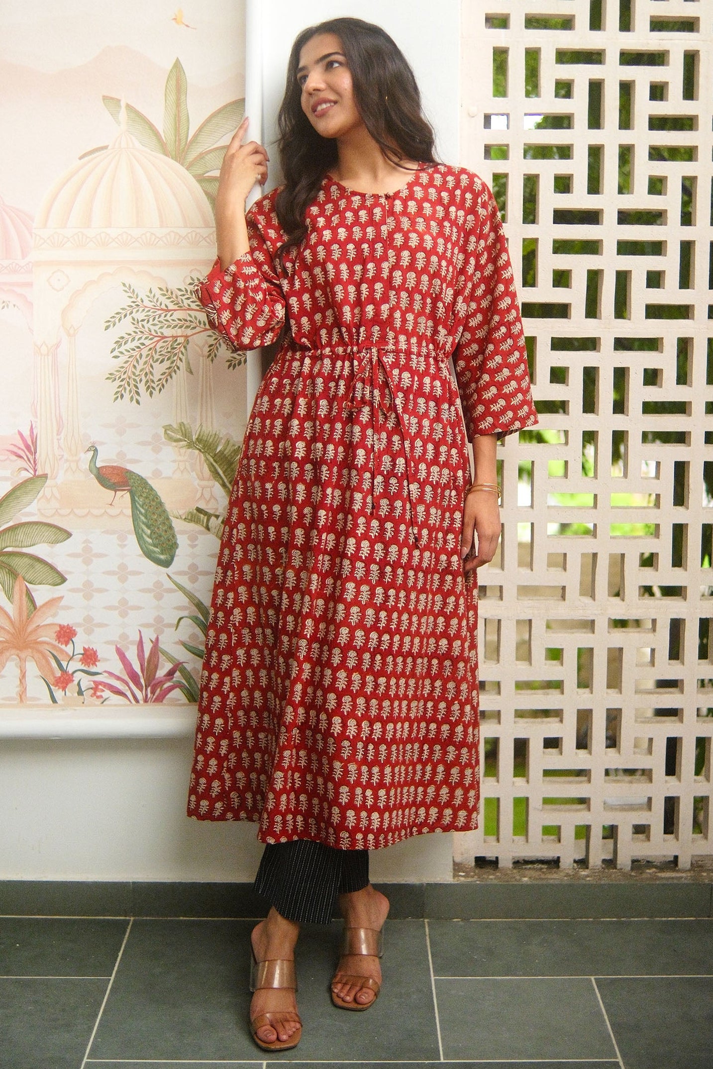 Miko kaftan Red - Dhãran