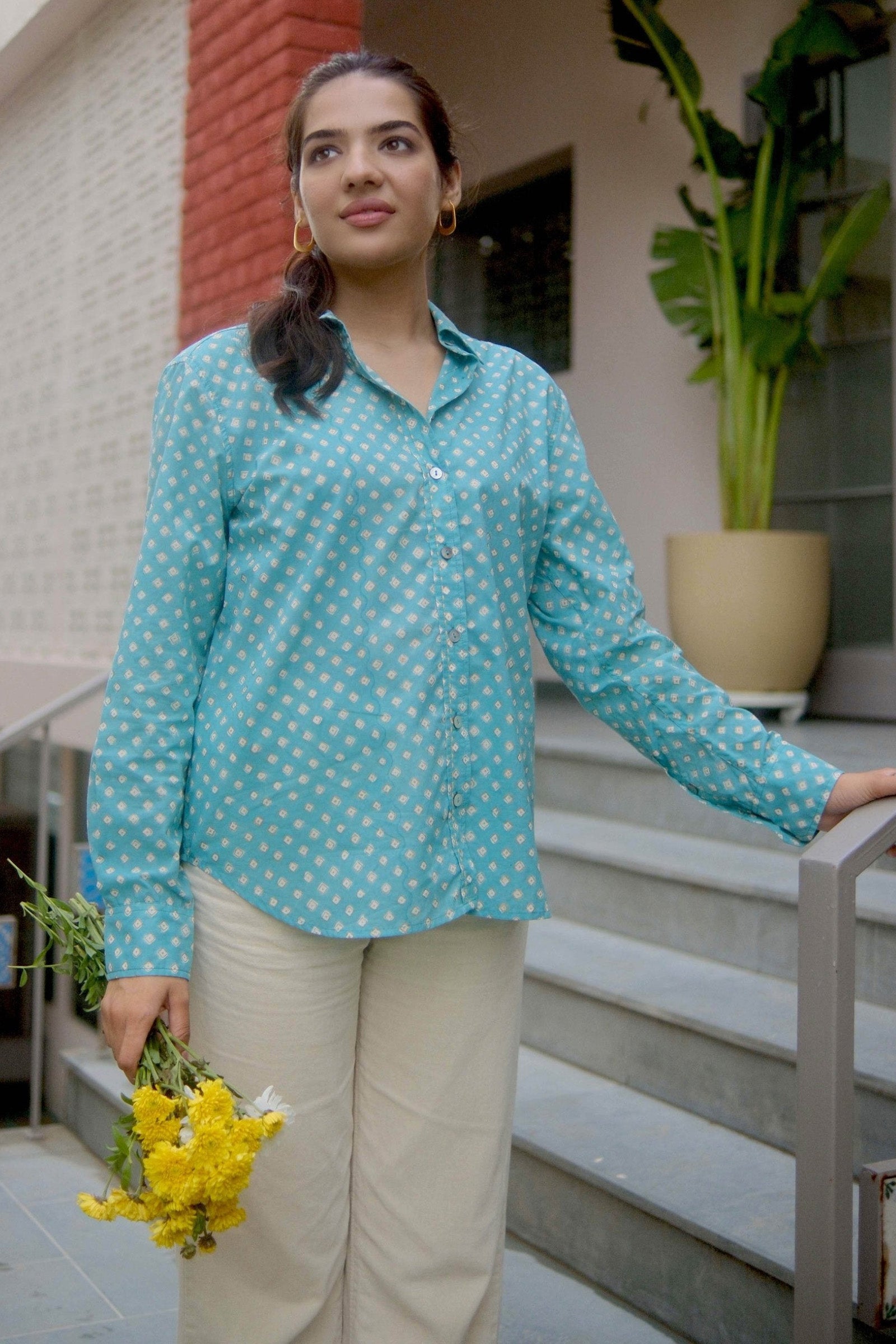 Vibe Shirt Blue - Dhãran