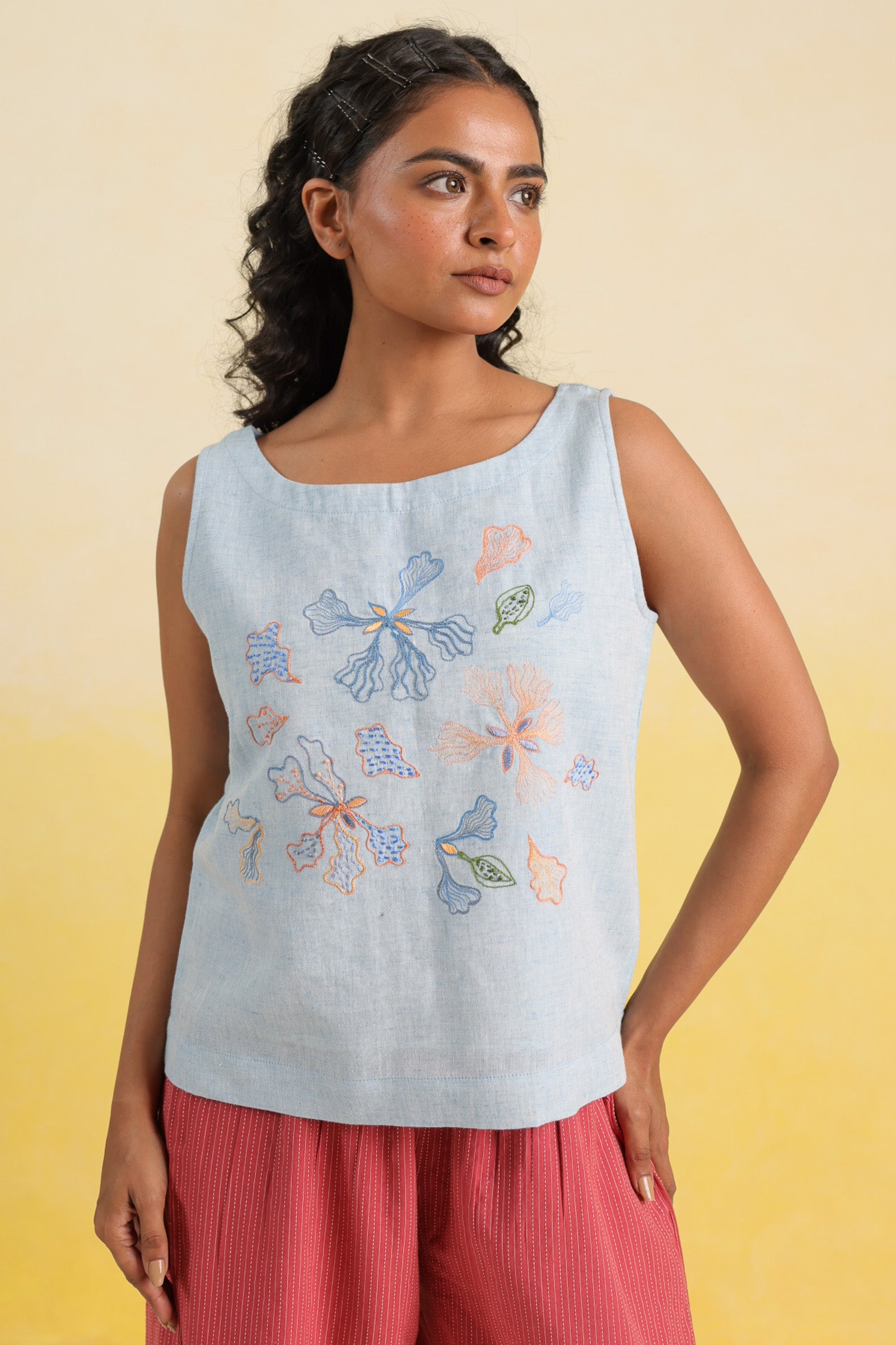 Bloom Blue Top