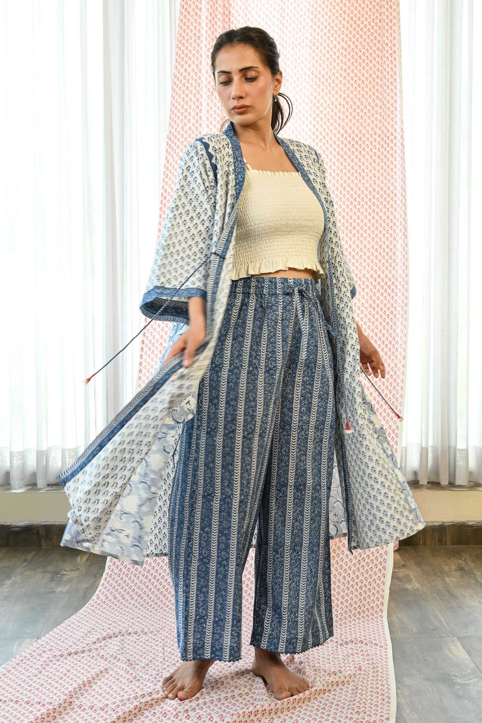 Tira Pant Blue - Dhãran