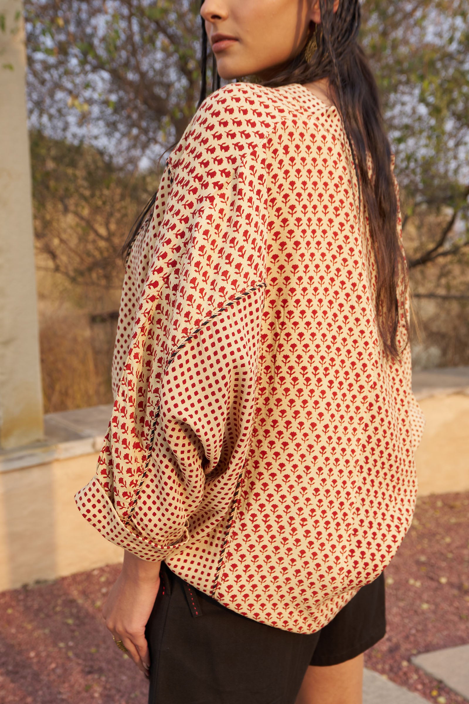 Kaju Red Shirt - Dhãran