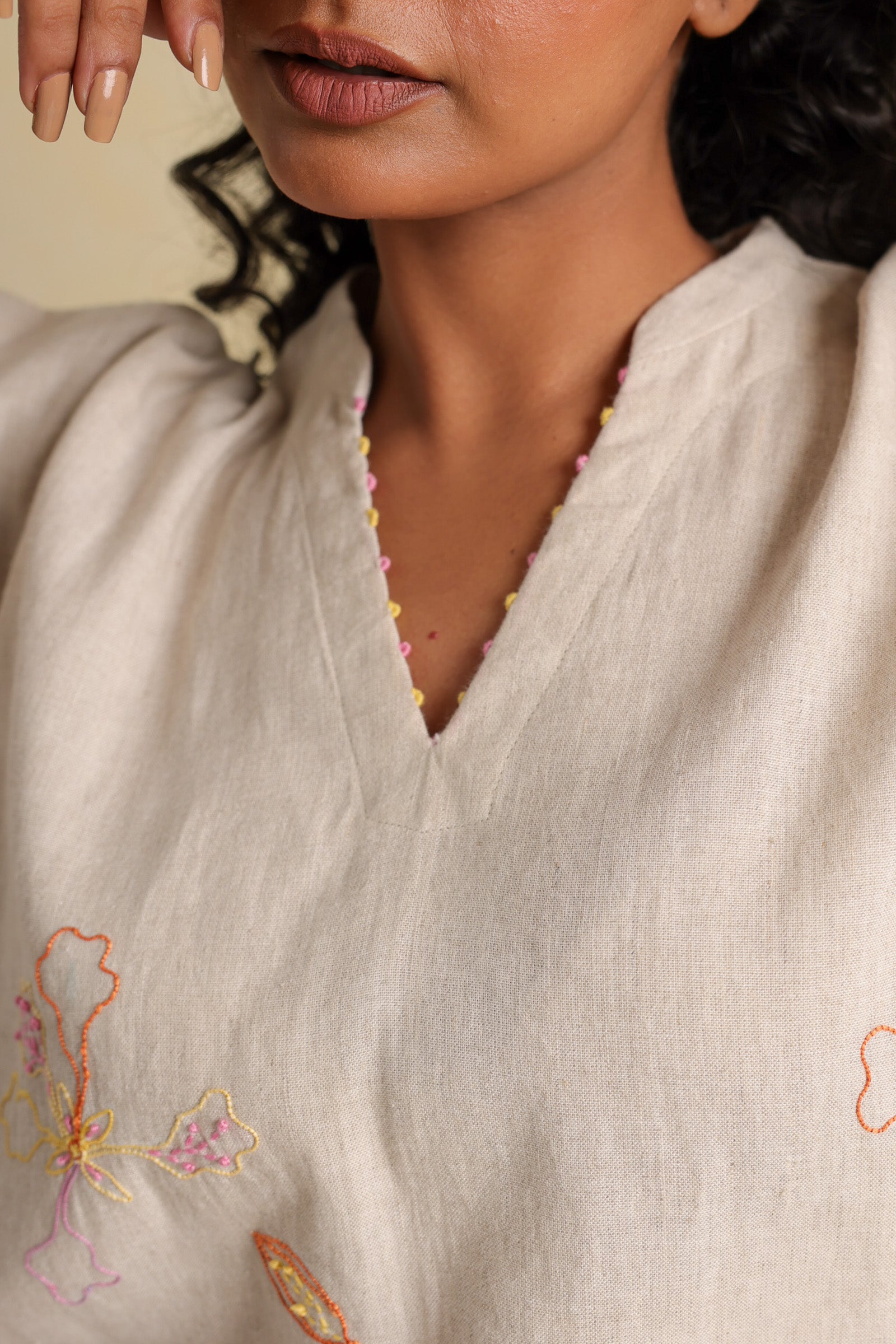 Mist Beige Top