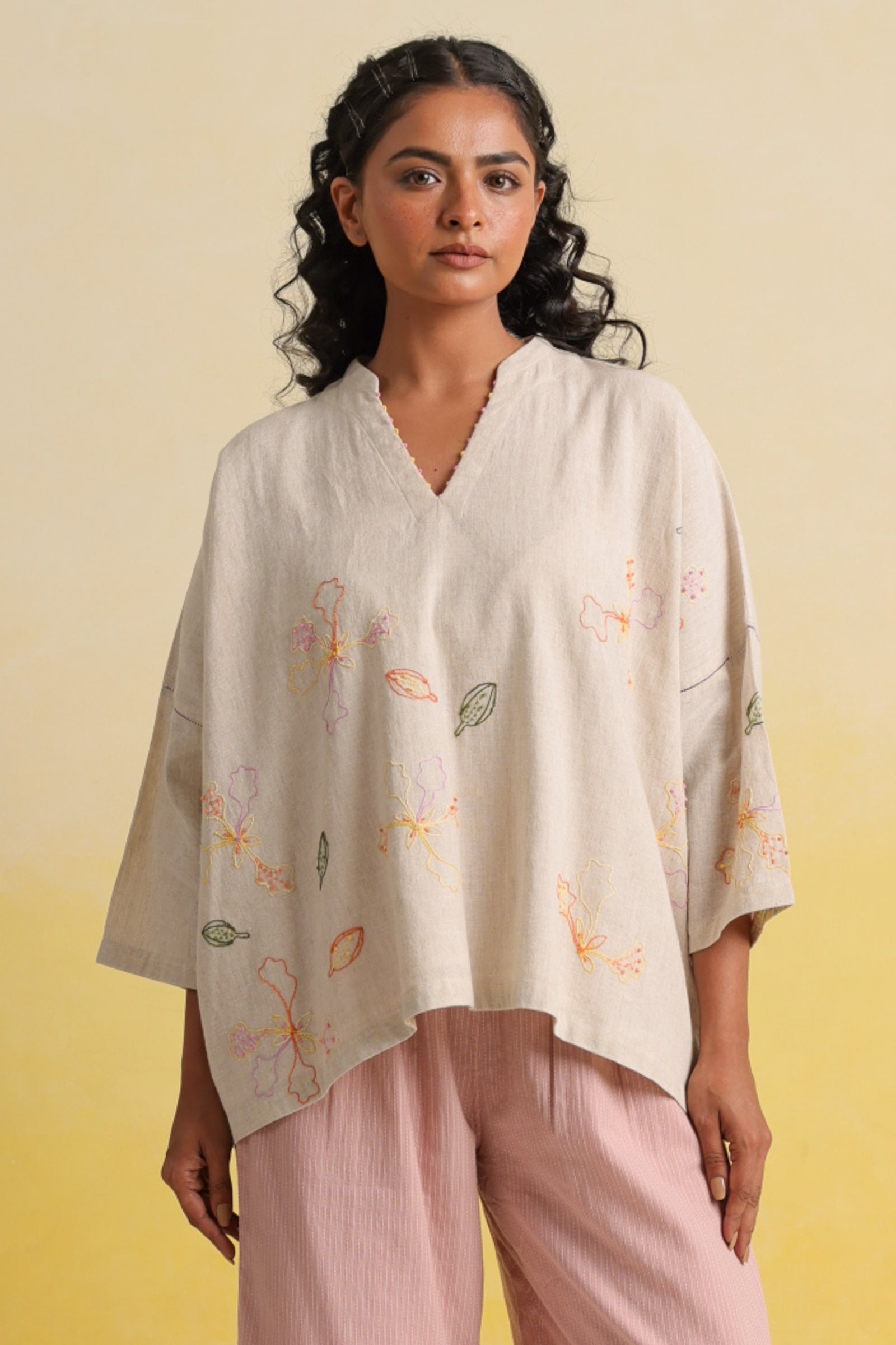 Mist Beige Top