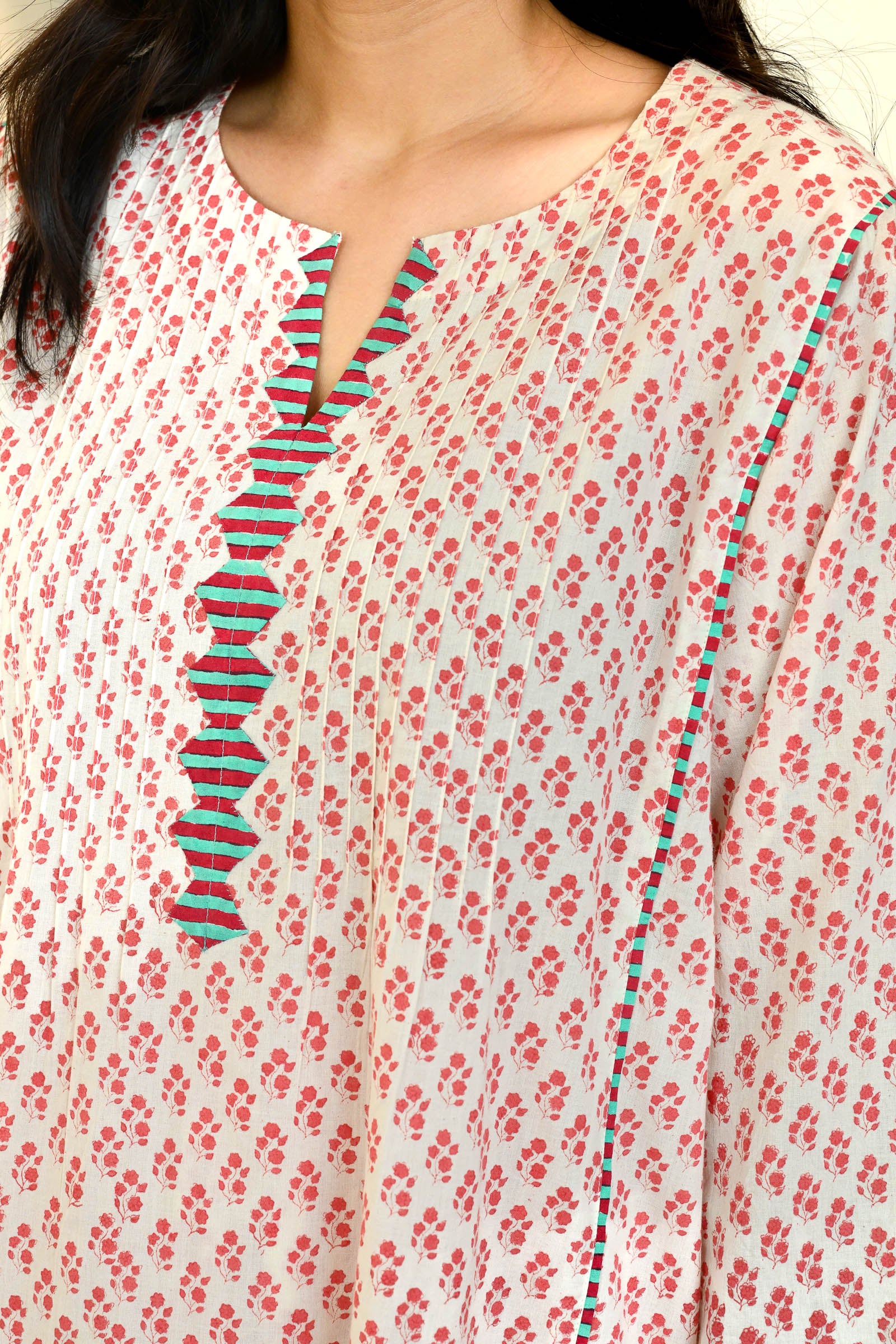 Noor Kurta Peach - Dhãran